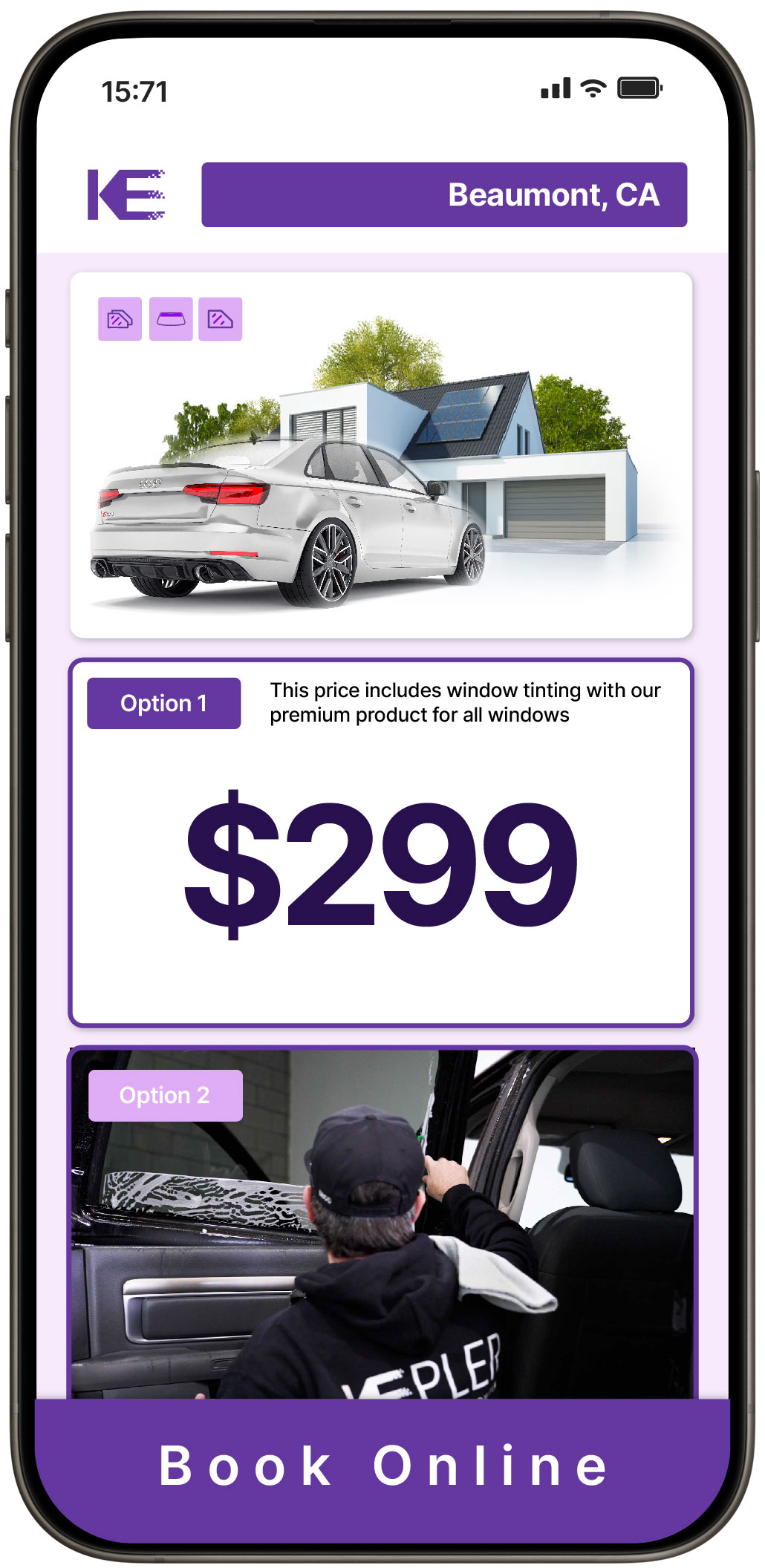 View Affordable Tesla Window Tinting Rates in Rio Linda, California