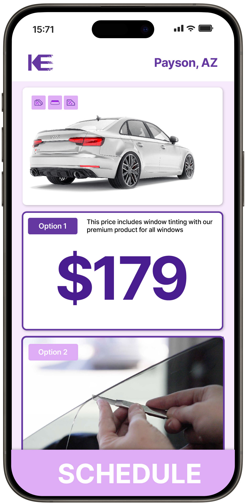 View Affordable Car Window Tinting Rates in Payson, Arizona