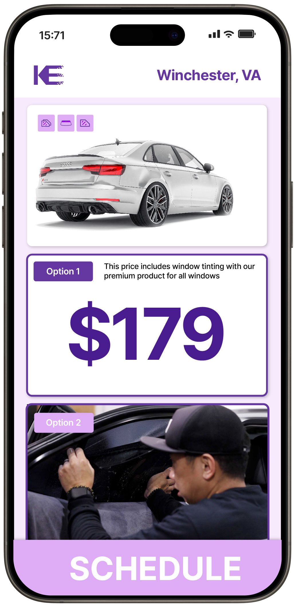 View Affordable Car Window Tinting Costs in Winchester, Virginia