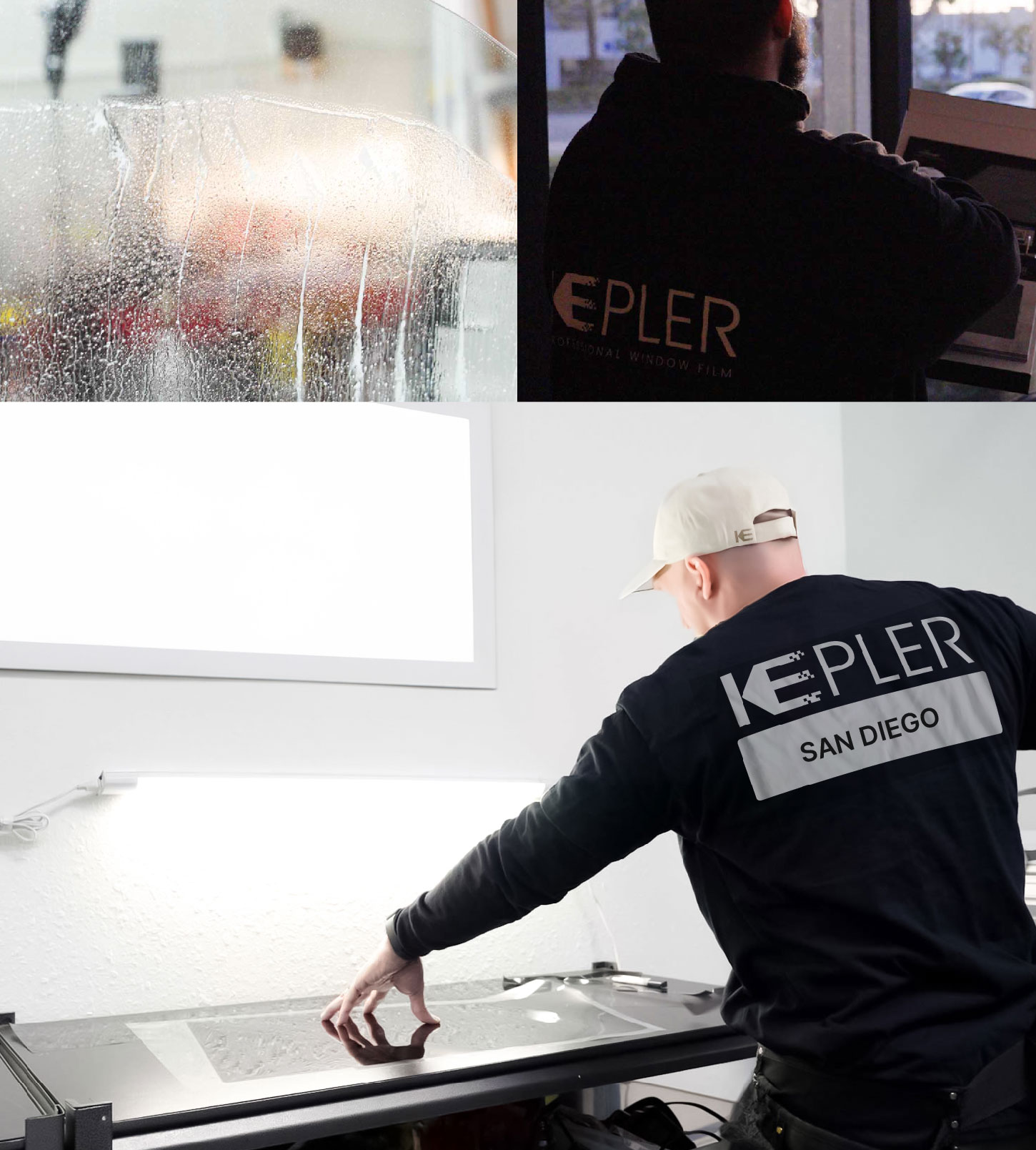 Window Tinting Specialist Cutting Film in San Diego, California