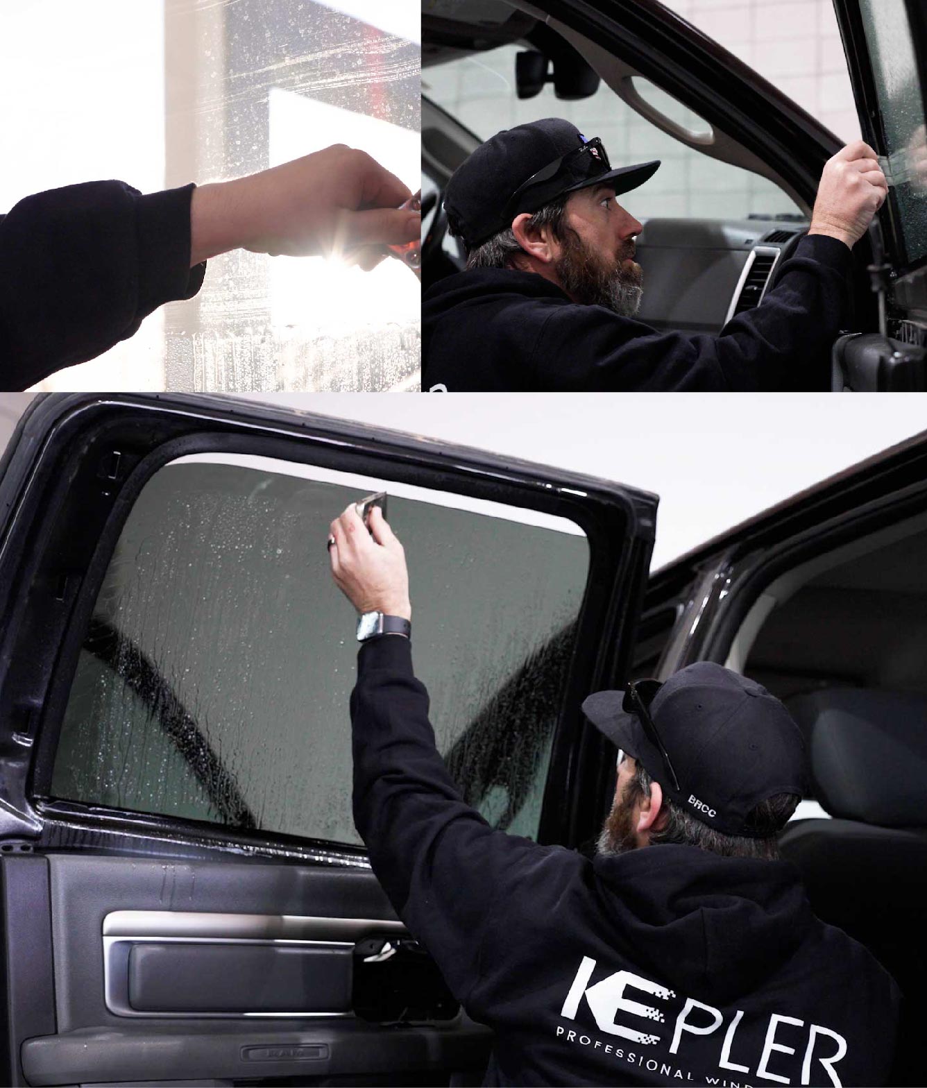Kepler Window Tinting Specialists at Work in Hickory, North Carolina