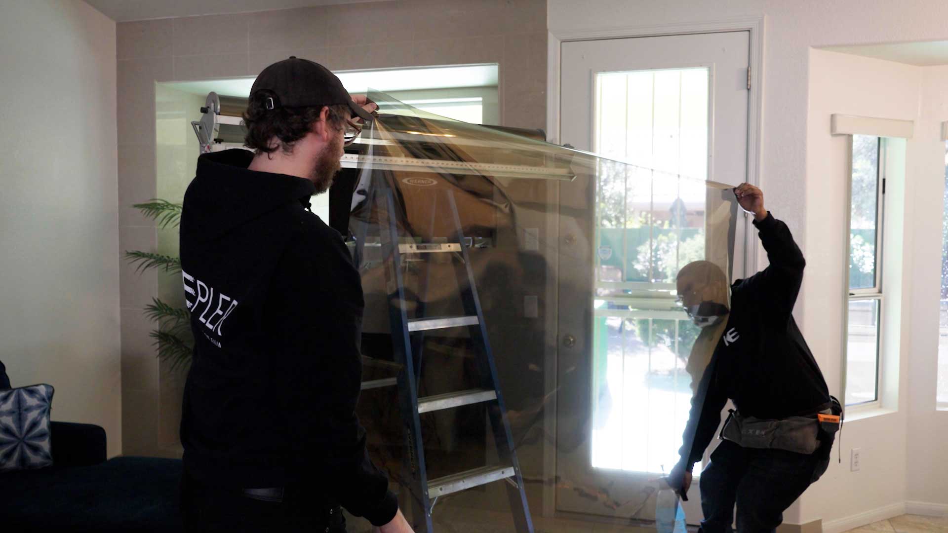 Home Window Tint Removal Process in