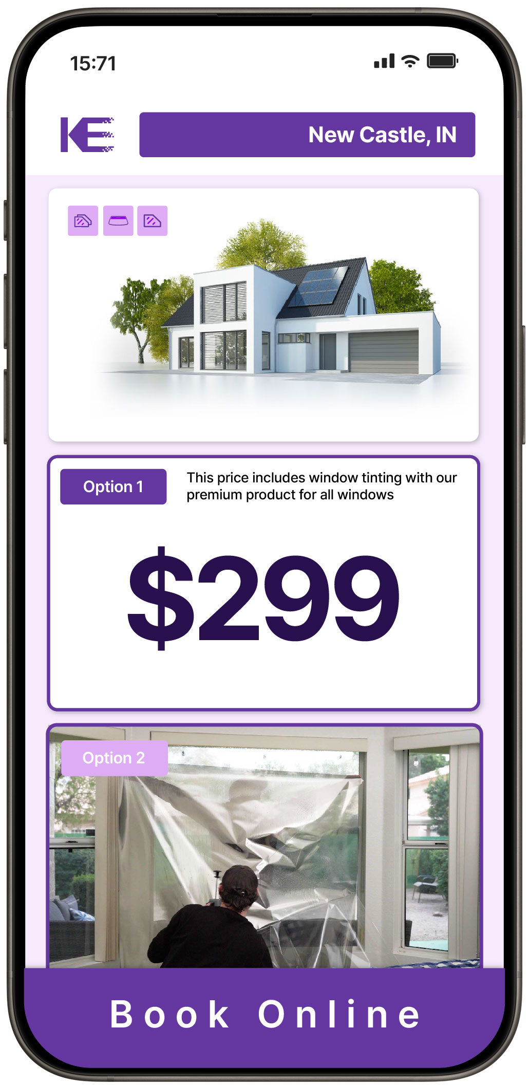 View Reasonable Home Window Tinting Rates in New Castle, Indiana