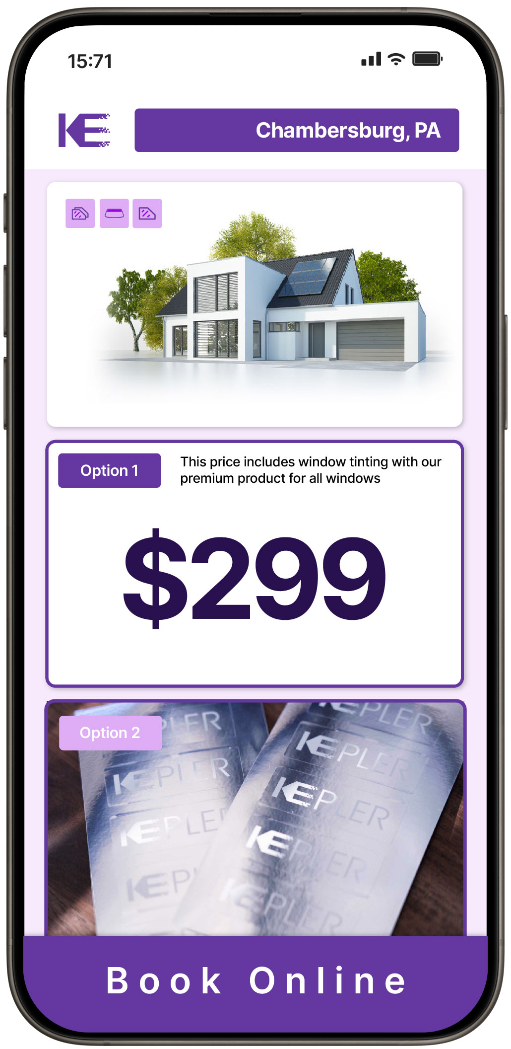 View Competitive Home Window Tinting Rates in Chambersburg, Pennsylvania