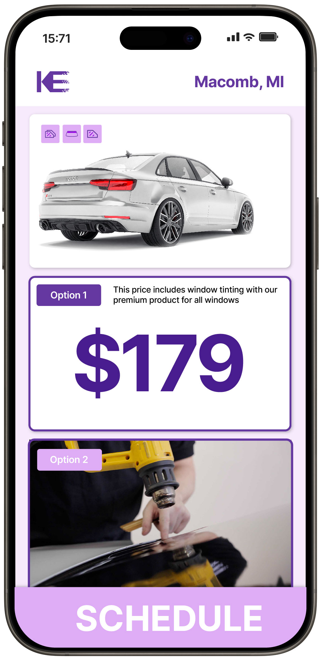 View Affordable Car Window Tinting Costs in Macomb, Michigan