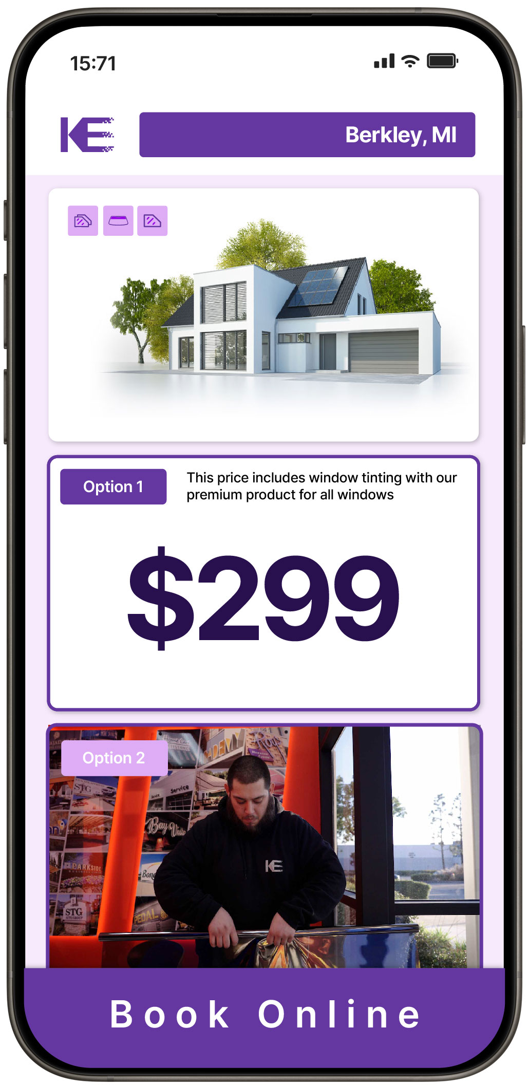 View Competitive Home Window Tinting Rates in Berkley, Michigan