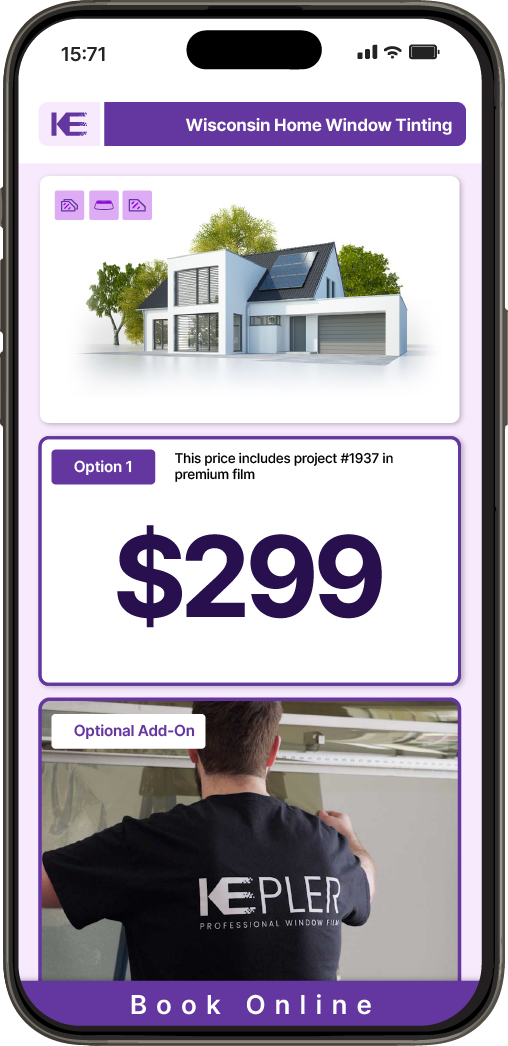 View Detailed Home Window Tinting Pricing in Wisconsin