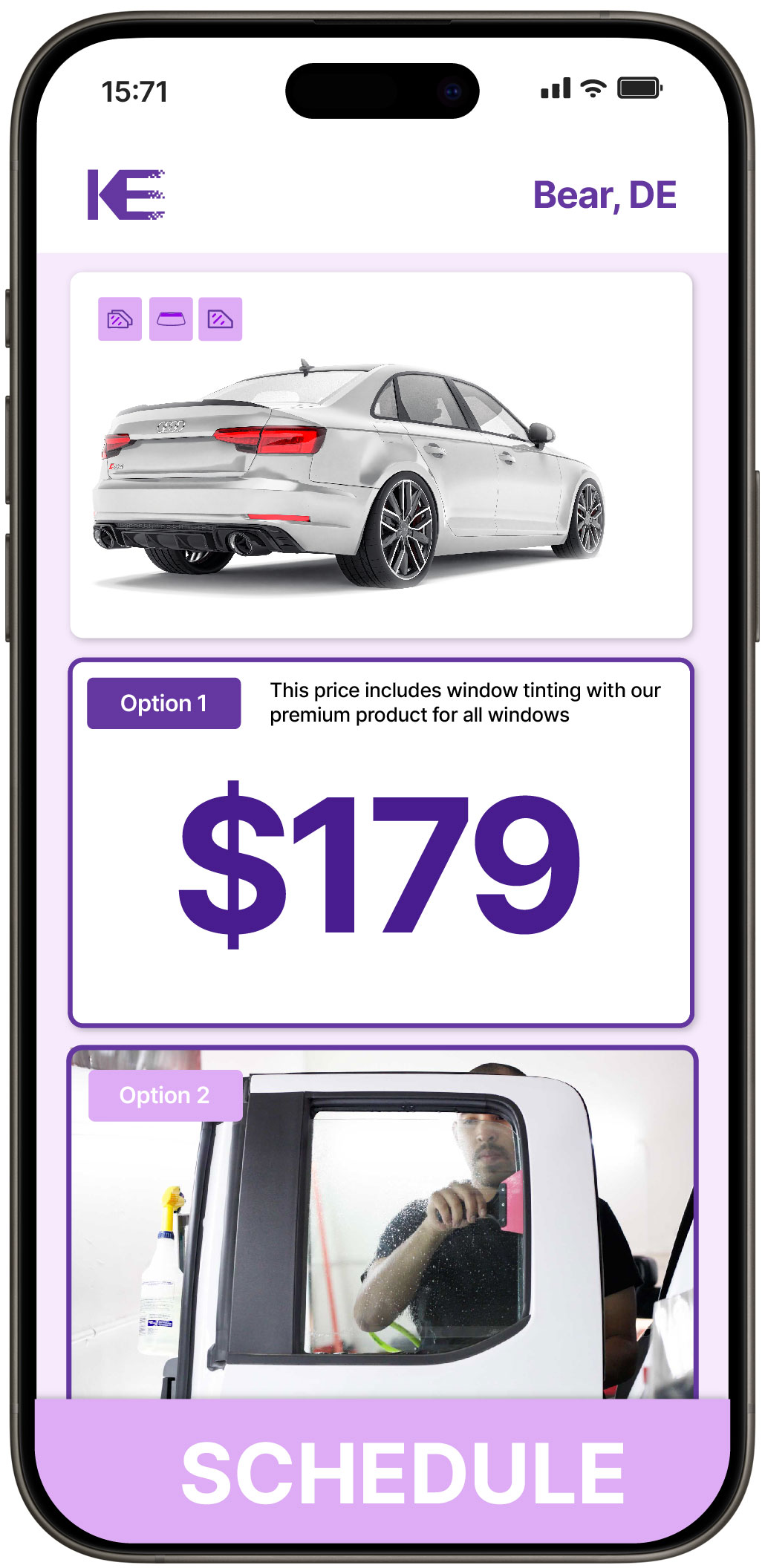 View Reasonable Car Window Tinting Costs in Bear, Delaware