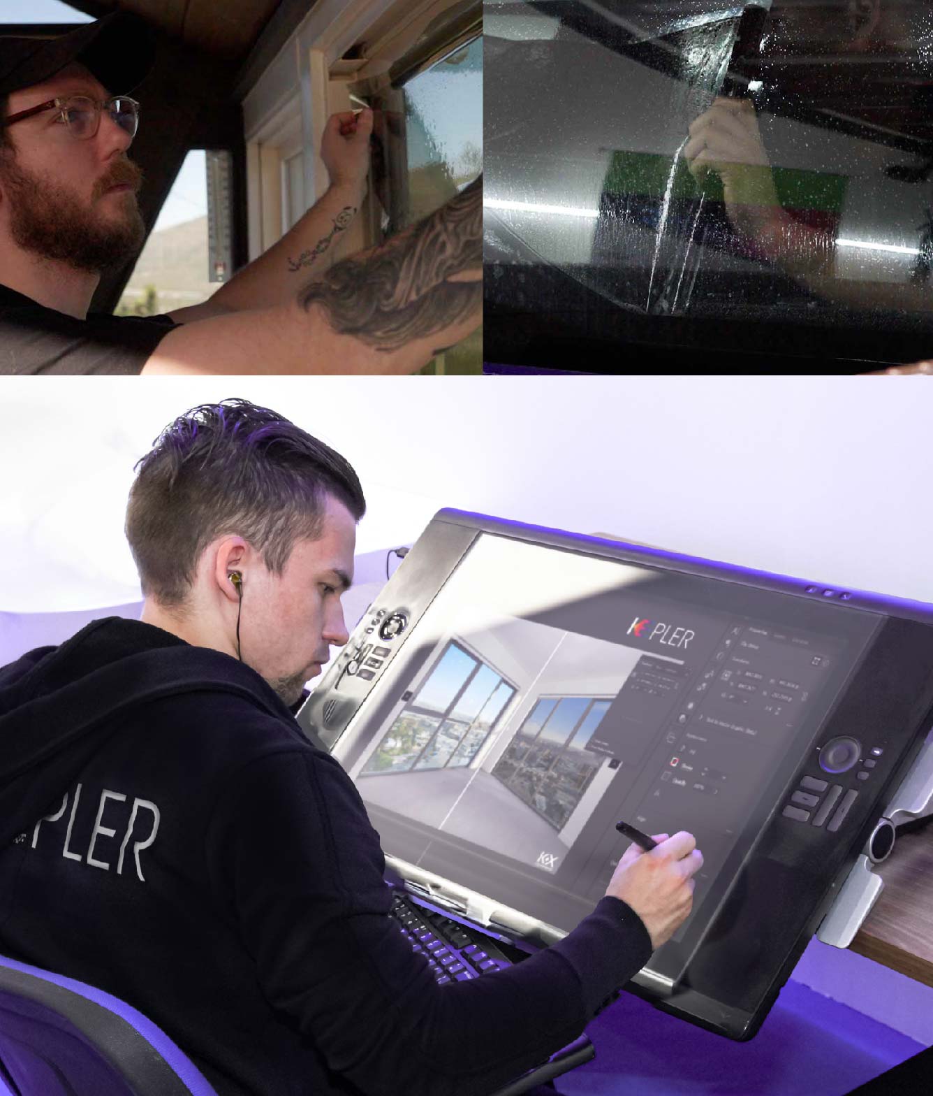 Kepler Specialist Performing Commercial Window Tinting in Troy Troy