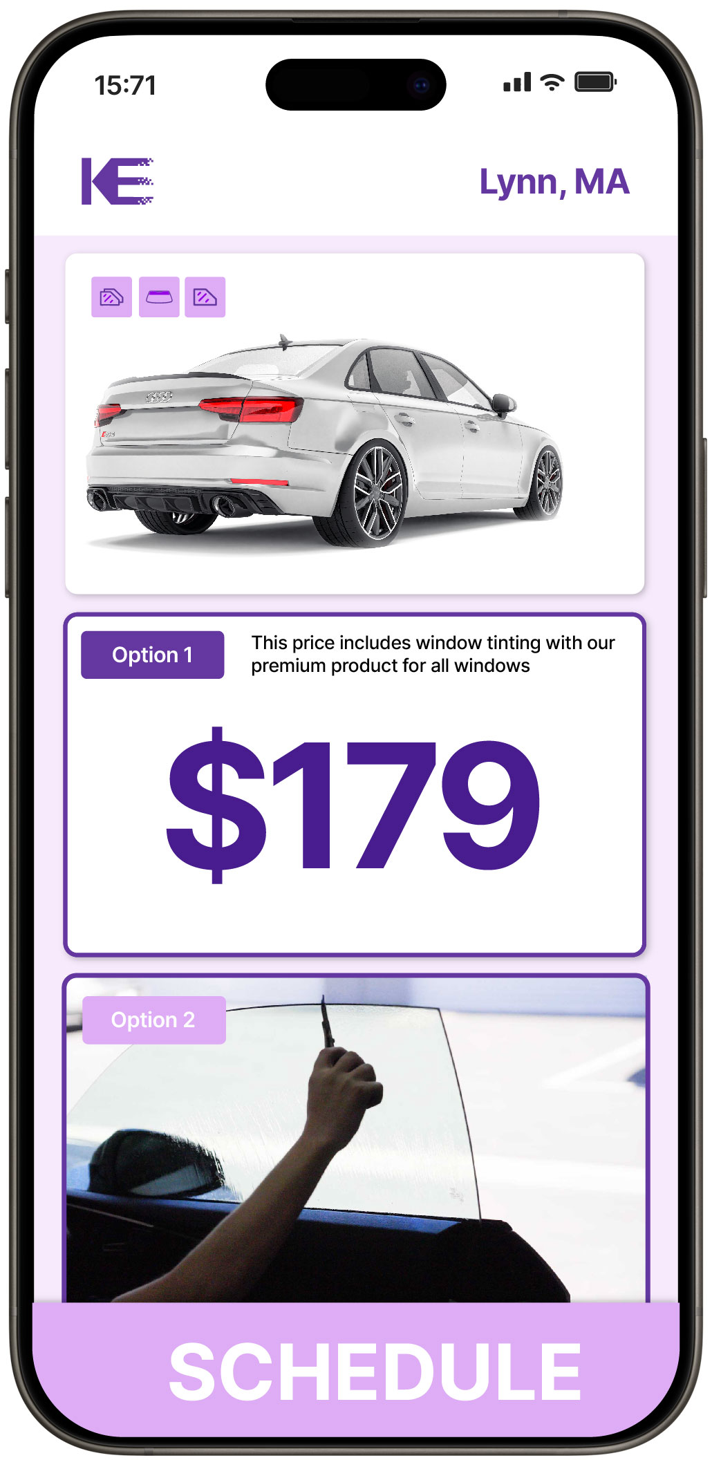View Competitive Car Window Tinting Prices in Lynn, Massachusetts