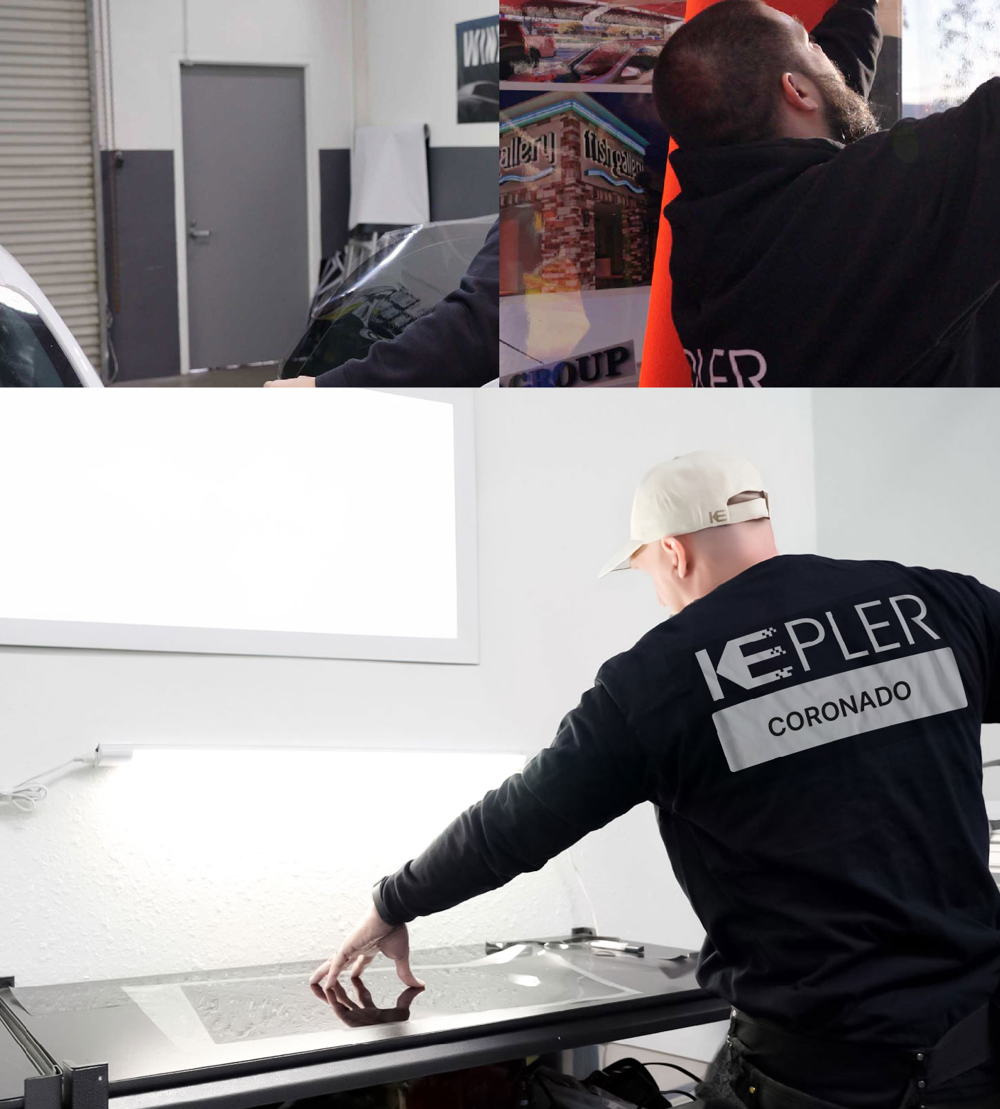 Window Tinting Specialist Cutting Film in Coronado, California
