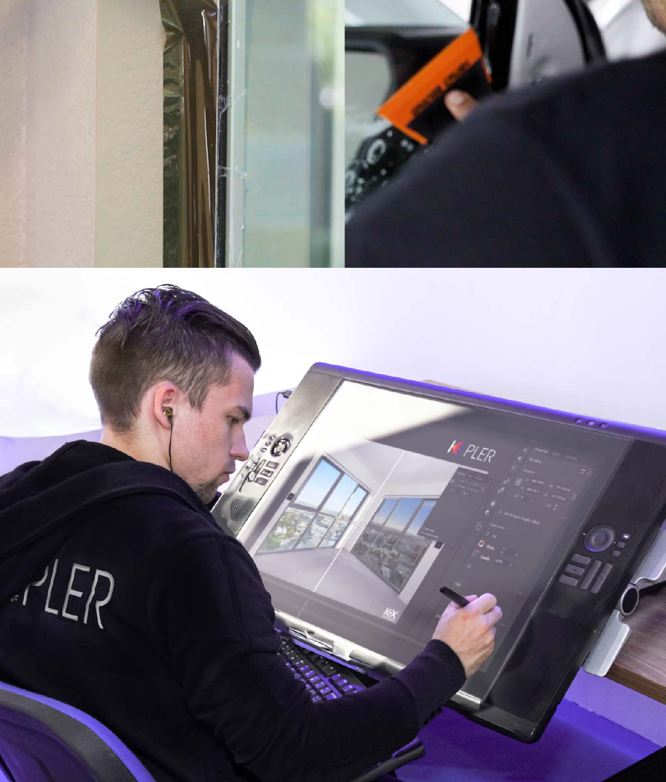 Kepler Specialist Performing Commercial Window Tinting in Verdugo City Verdugo City