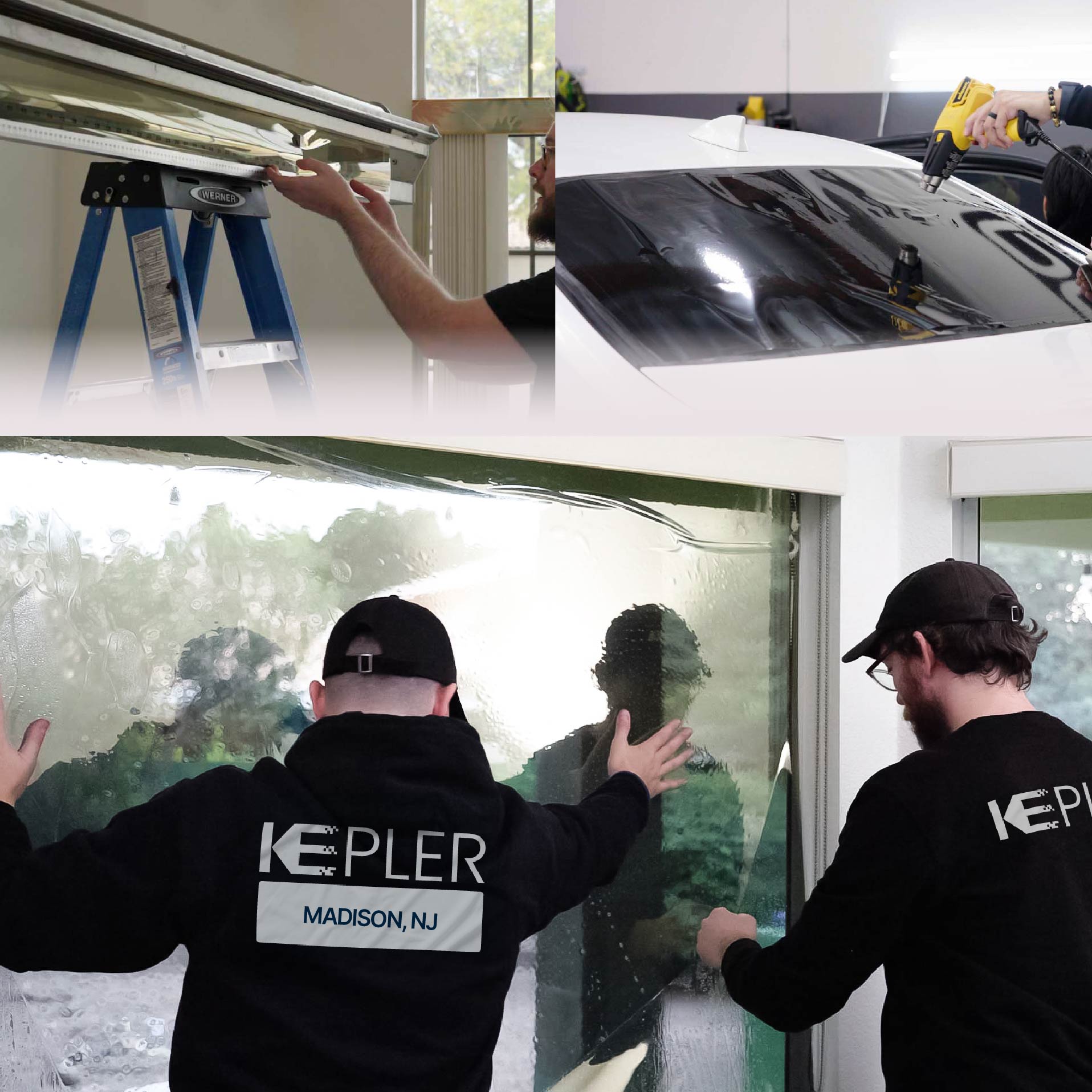 Kepler Specialist Performing Commercial Window Tinting in Madison Madison