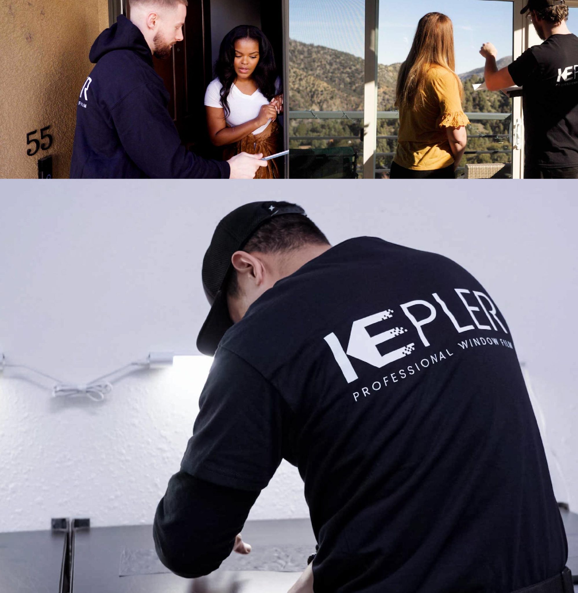 Kepler Specialist Installing Security Window Film in North Dakota