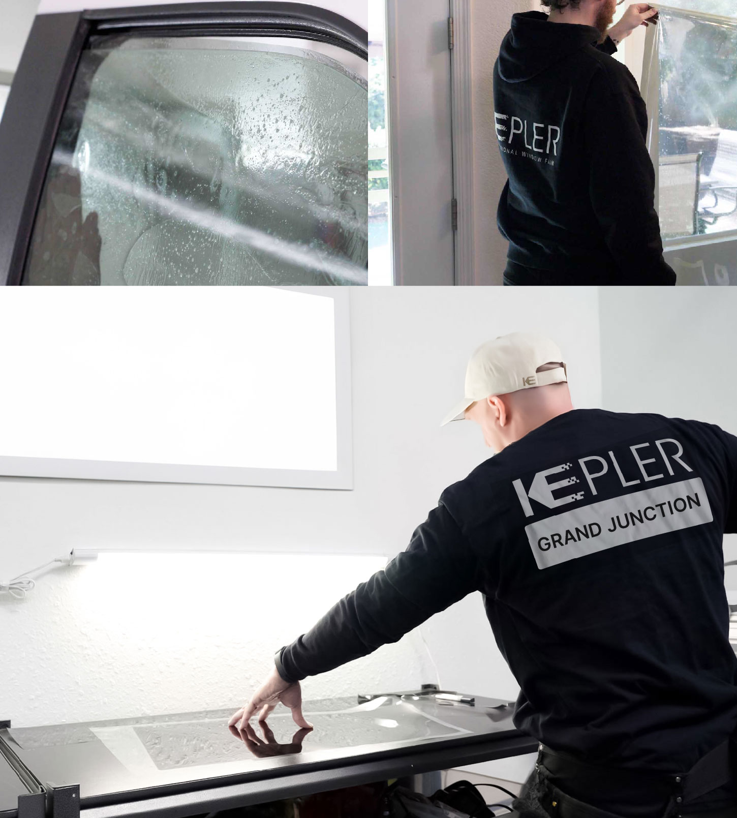 Window Tinting Specialist Cutting Film in Grand Junction, Colorado