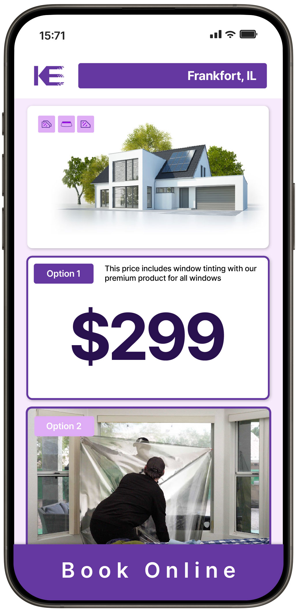 View Reasonable Home Window Tinting Prices in Frankfort, Illinois