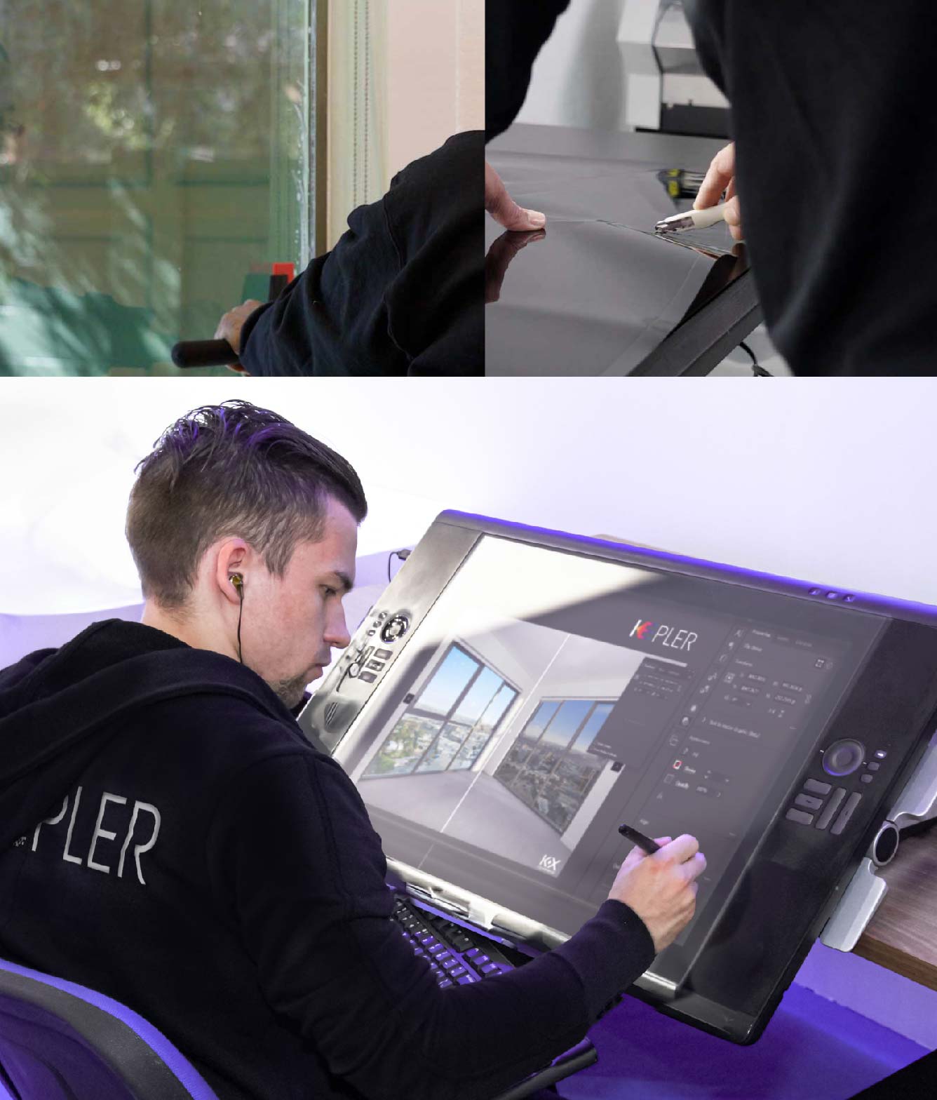Kepler Specialist Performing Commercial Window Tinting in Leland Leland