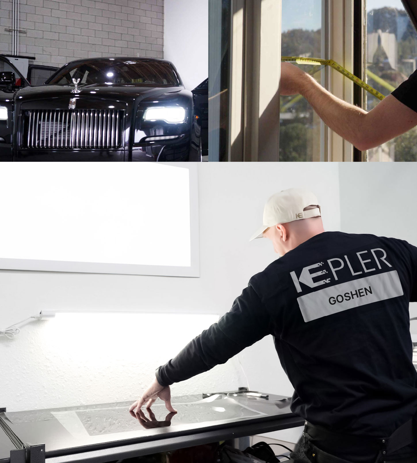 Window Tinting Specialist Cutting Film in Goshen, Indiana
