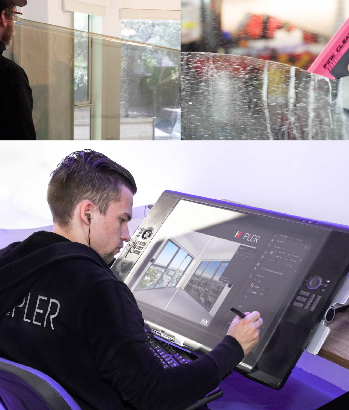 Kepler Specialist Performing Commercial Window Tinting in Omaha Omaha
