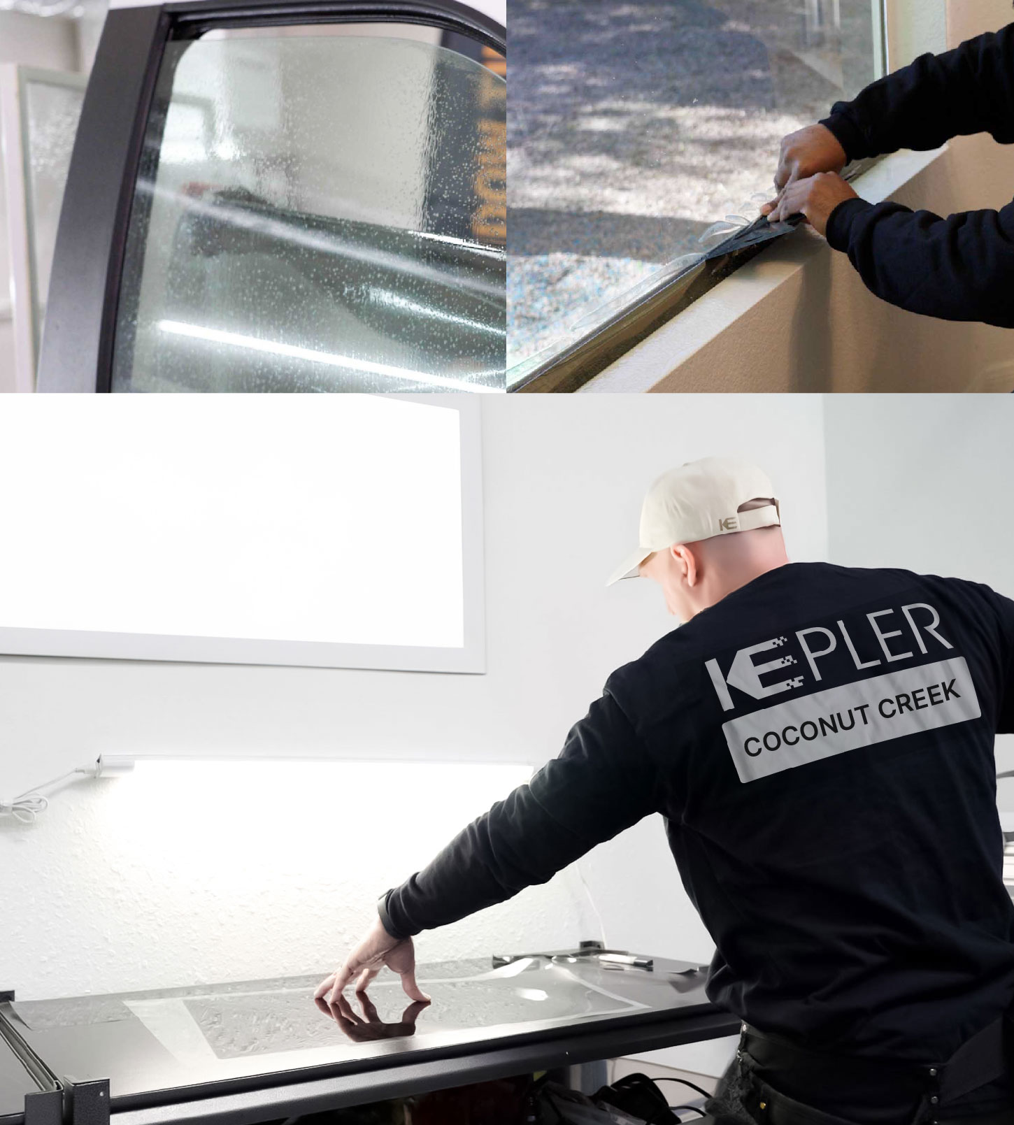 Window Tinting Specialist Cutting Film in Coconut Creek, Florida