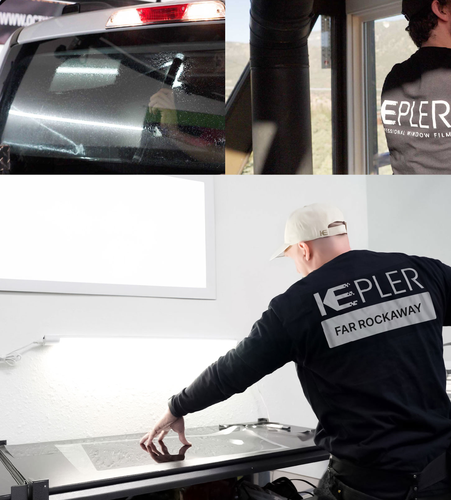 Window Tinting Specialist Cutting Film in Far Rockaway, New York