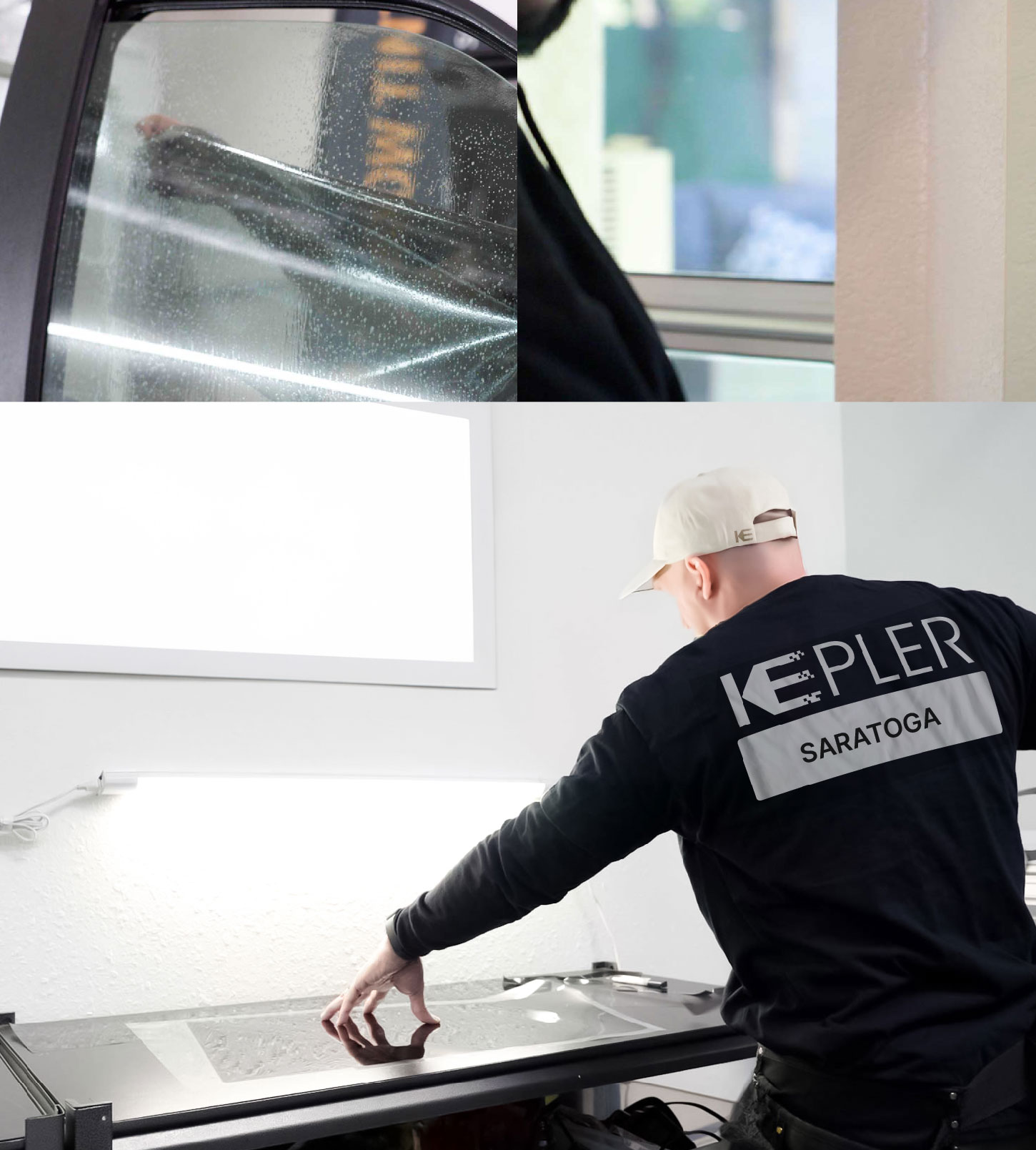Window Tinting Specialist Cutting Film in Saratoga, California