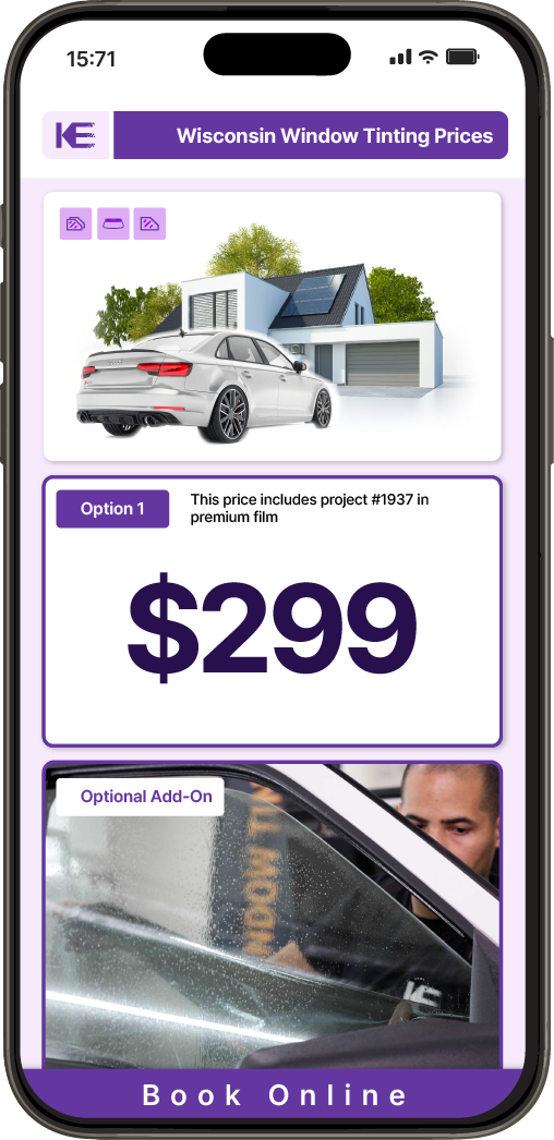 View Competitive Car Window Tinting Prices in Wisconsin