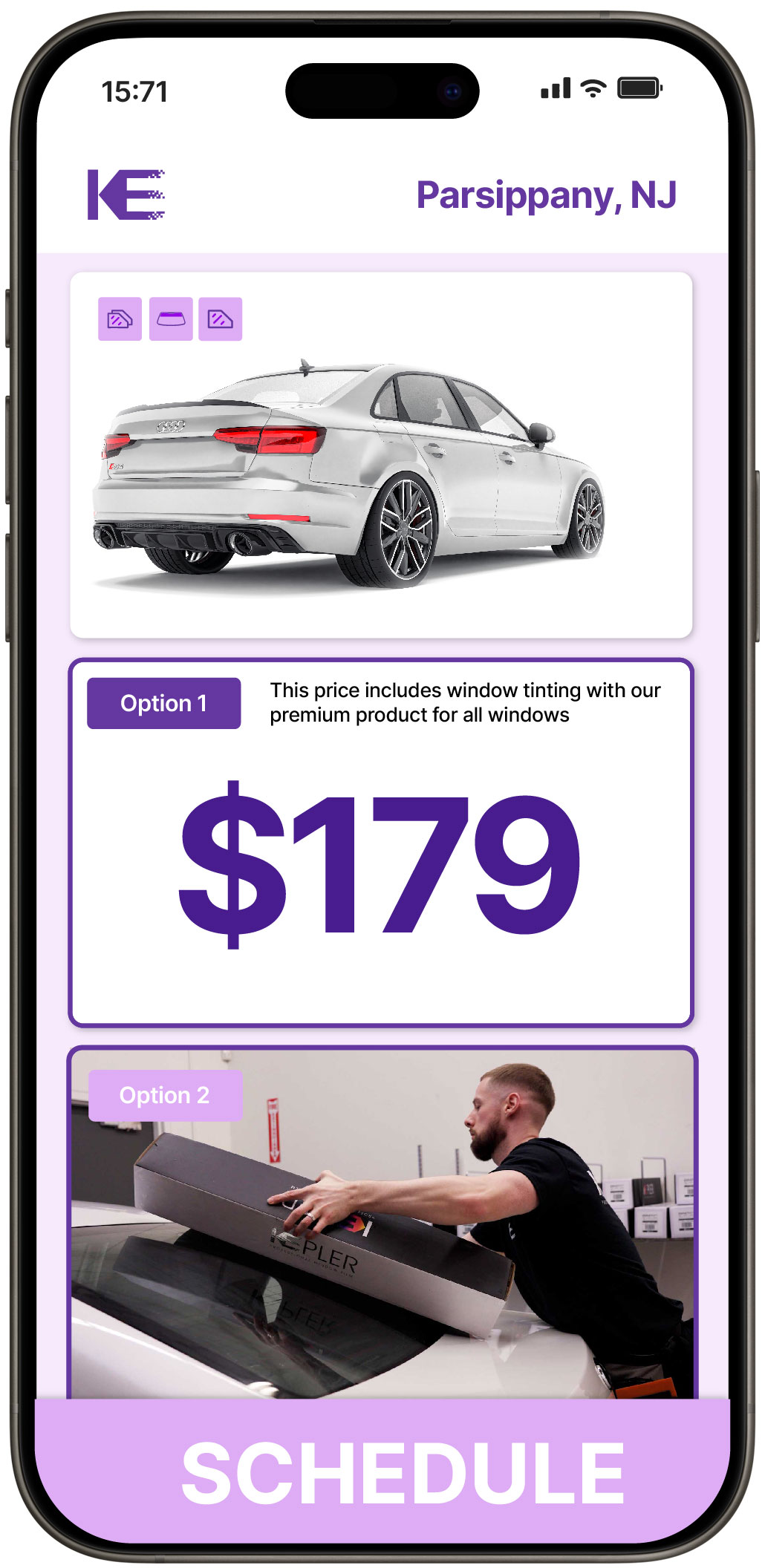 View Reasonable Car Window Tinting Costs in Parsippany, New Jersey