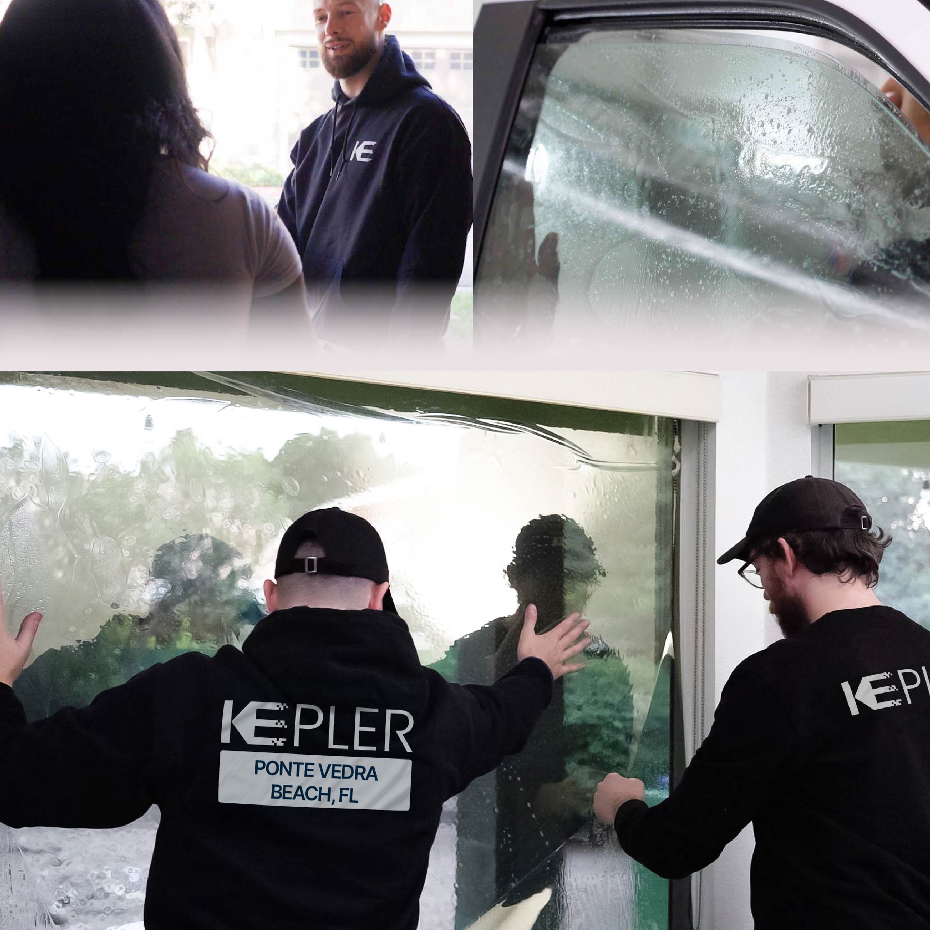Kepler Specialist Performing Commercial Window Tinting in Ponte Vedra Beach Ponte Vedra Beach