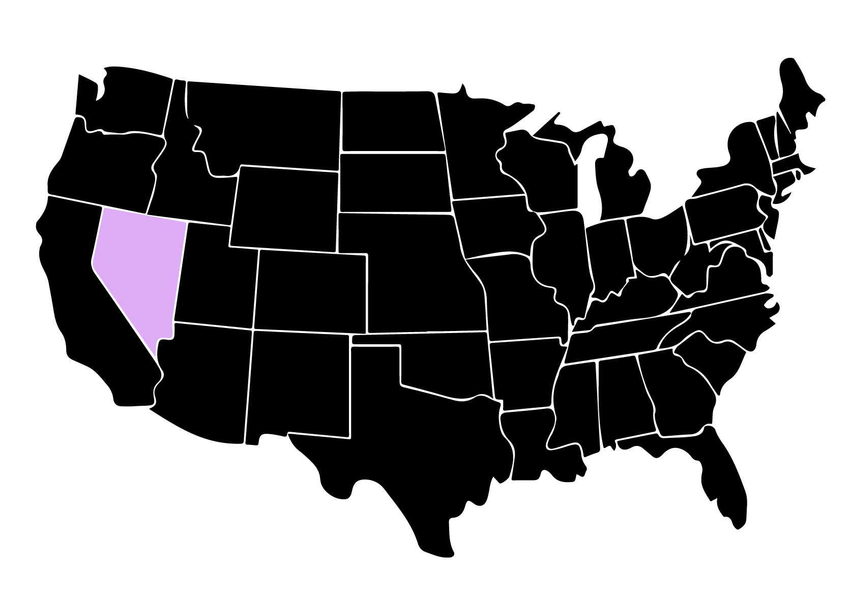 Map Showing Location of Kepler Window Tinters in Henderson, Nevada with Purple Area on the State