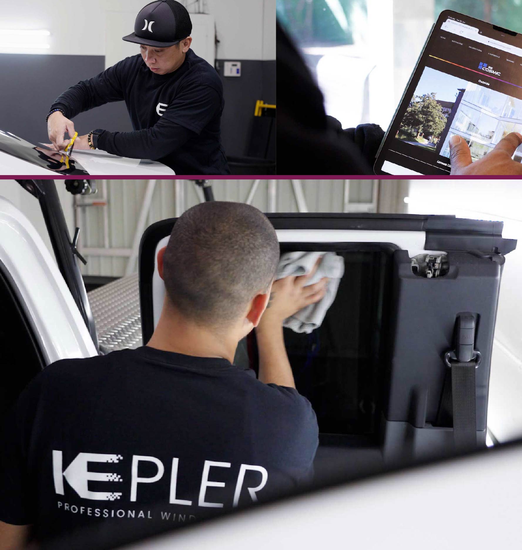 Kepler Dealer Installing Automotive Window Tint in South Dakota