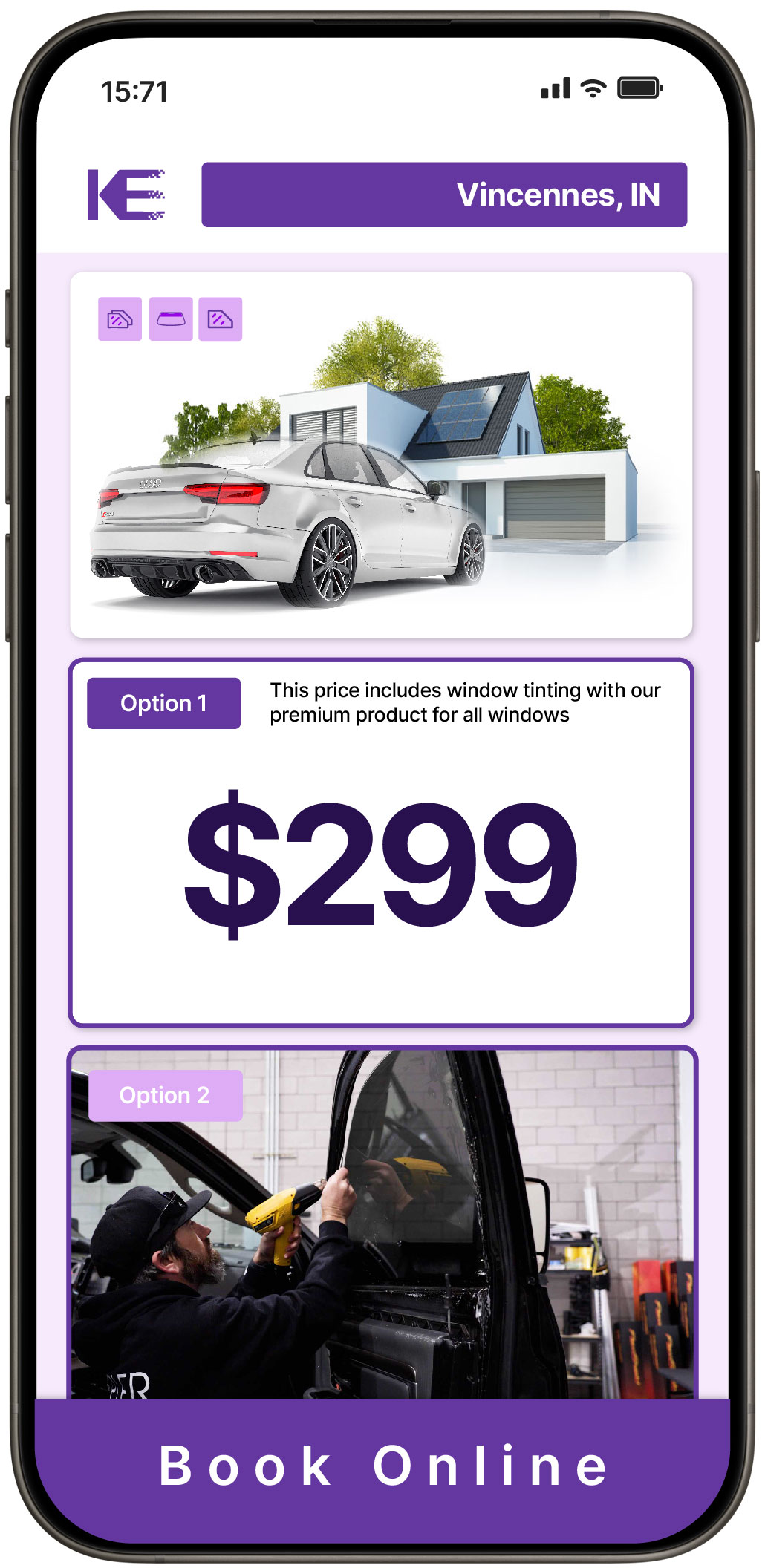 View Competitive Window Tinting Prices in Vincennes, Indiana