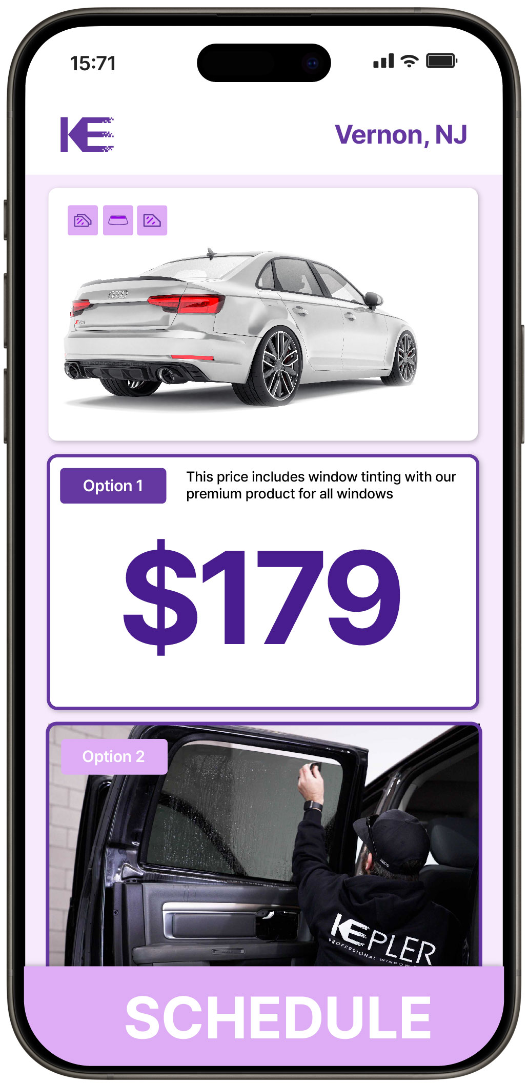 View Competitive Car Window Tinting Costs in Vernon, New Jersey