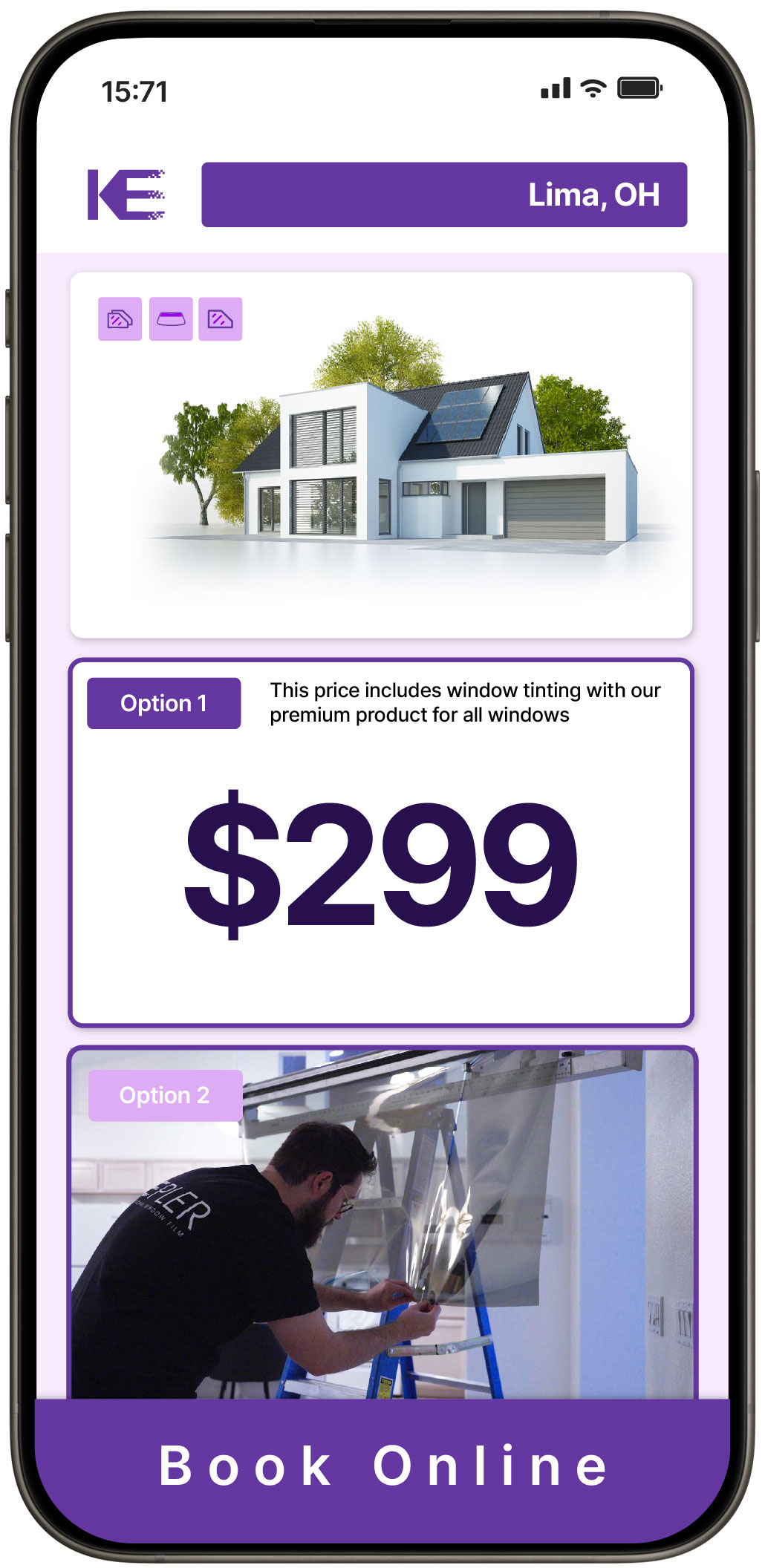 View Affordable Home Window Tinting Rates in Lima, Ohio