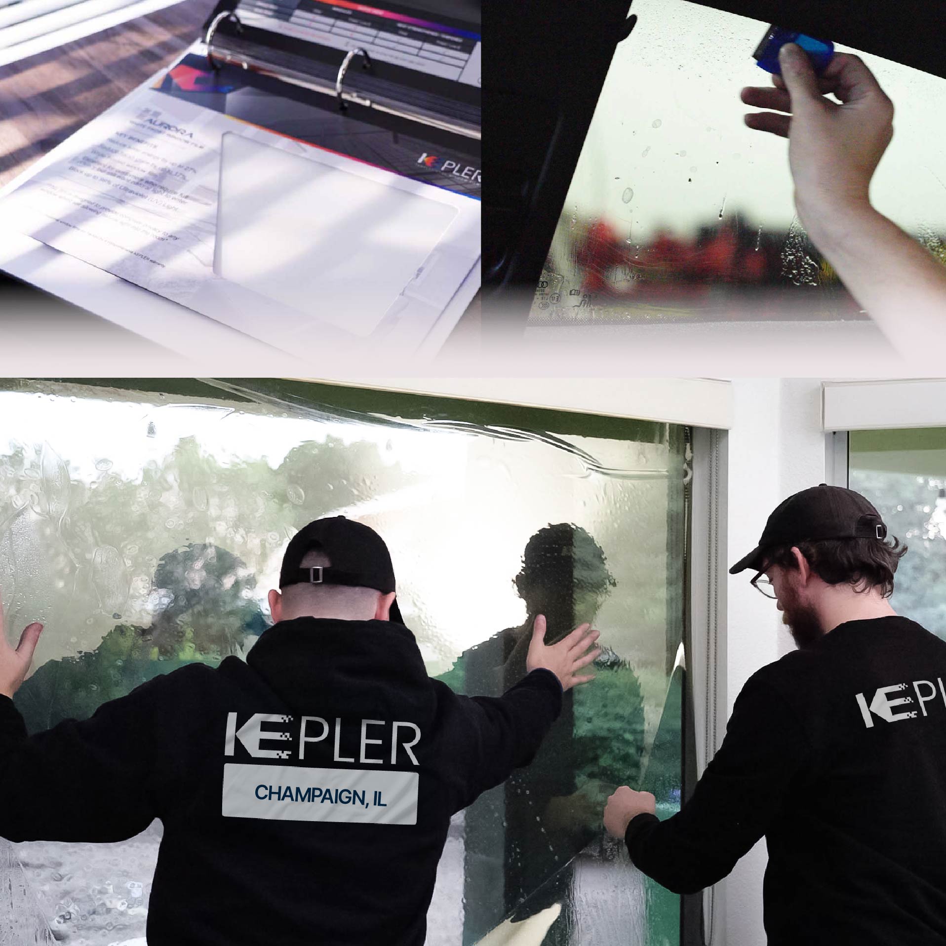 Kepler Specialist Performing Commercial Window Tinting in Champaign Champaign