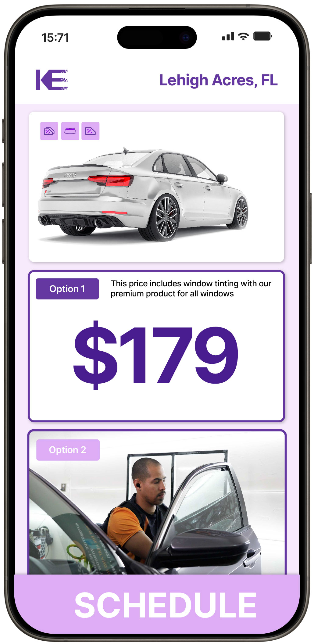 View Affordable Car Window Tinting Prices in Lehigh Acres, Florida