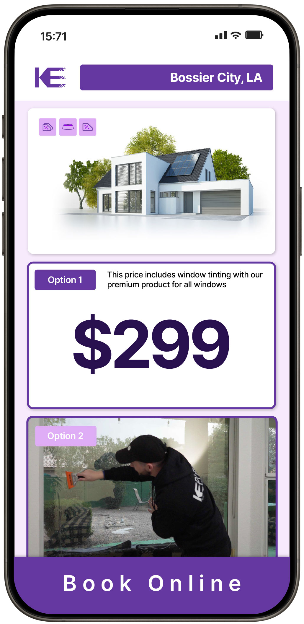 View Reasonable Home Window Tinting Rates in Bossier City, Louisiana