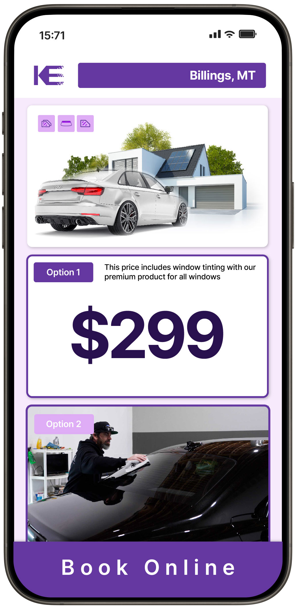 View Competitive Tesla Window Tinting Prices in Great Falls, Montana