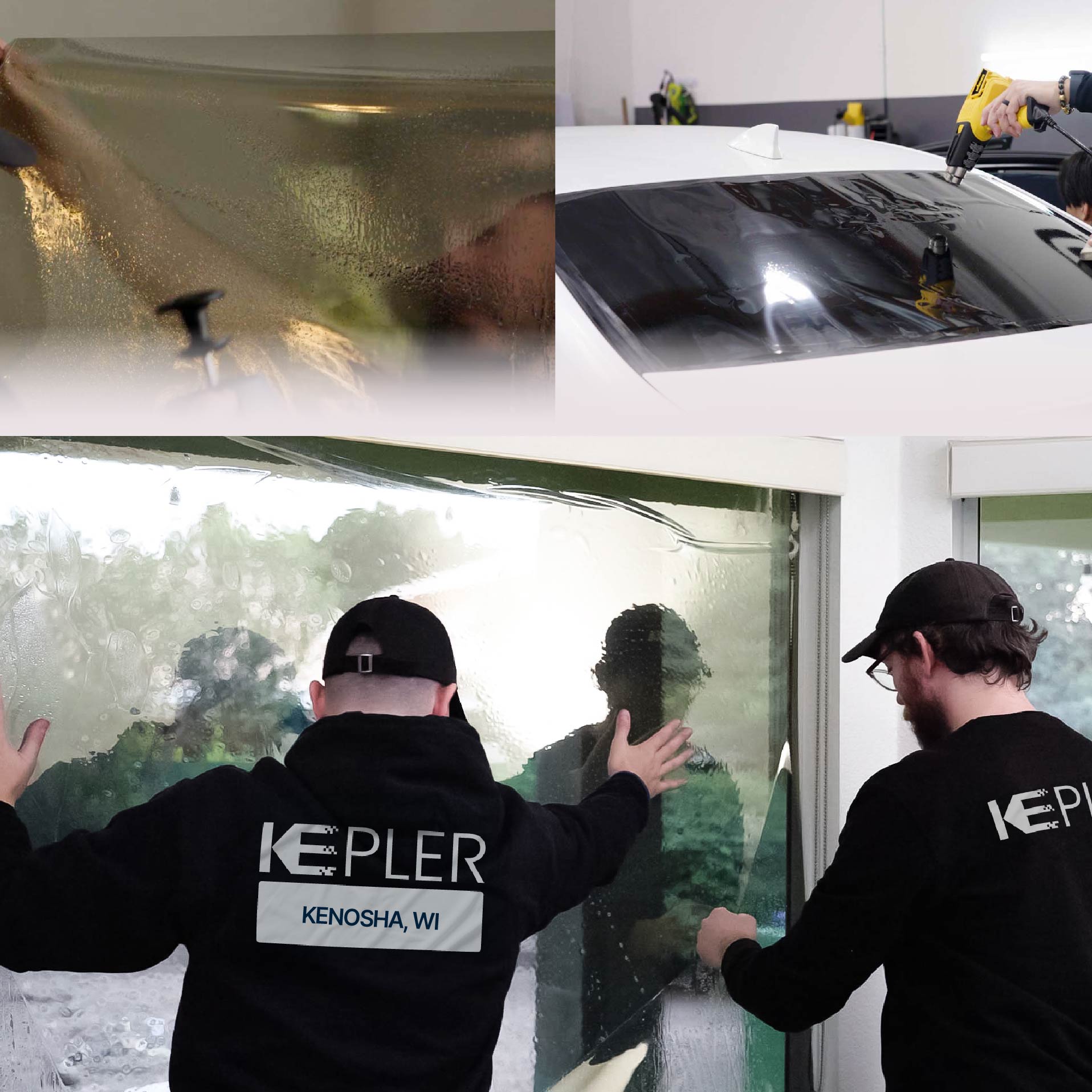 Kepler Specialist Performing Commercial Window Tinting in Kenosha Kenosha