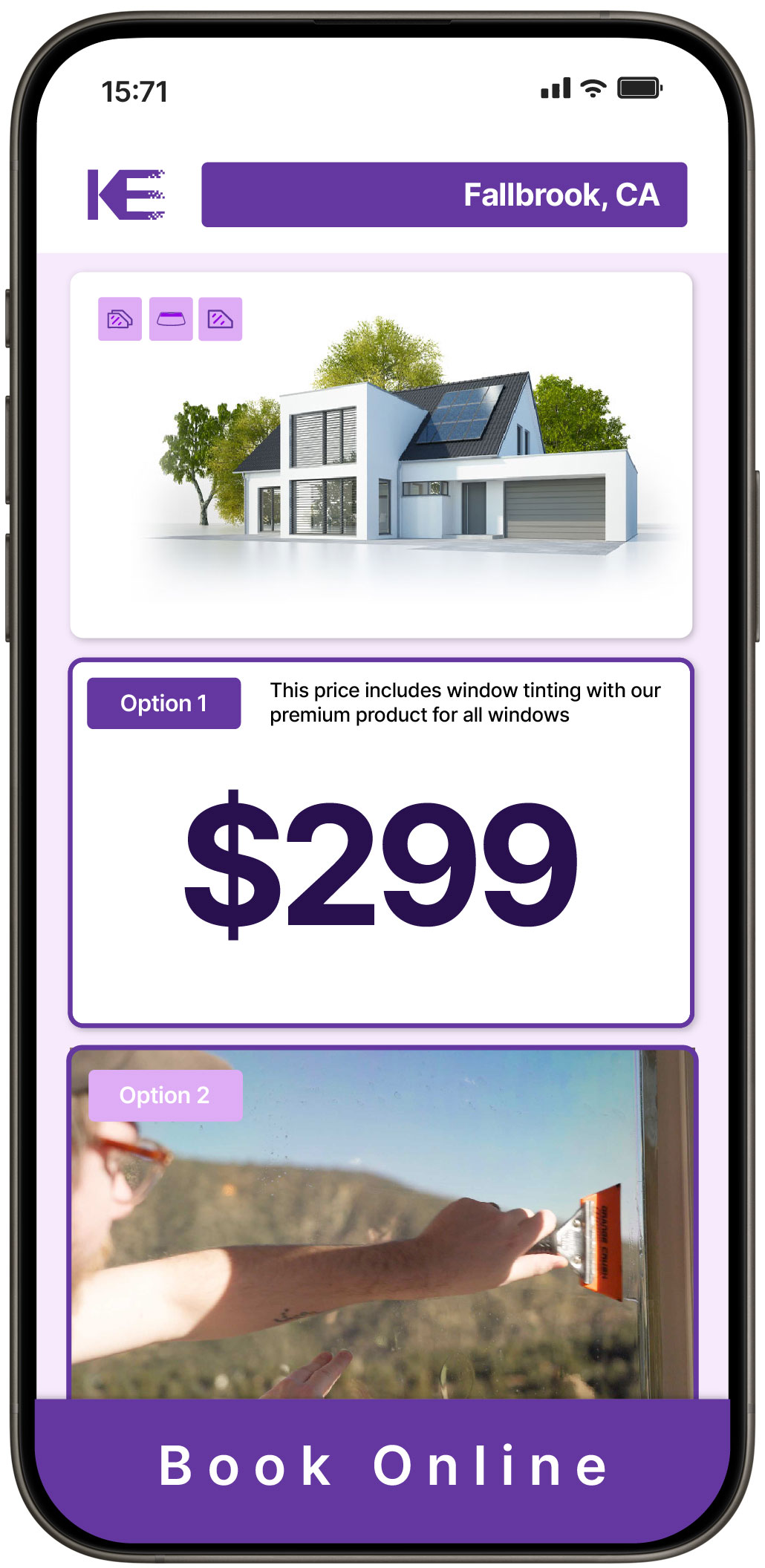 View Affordable Home Window Tinting Rates in Fallbrook, California