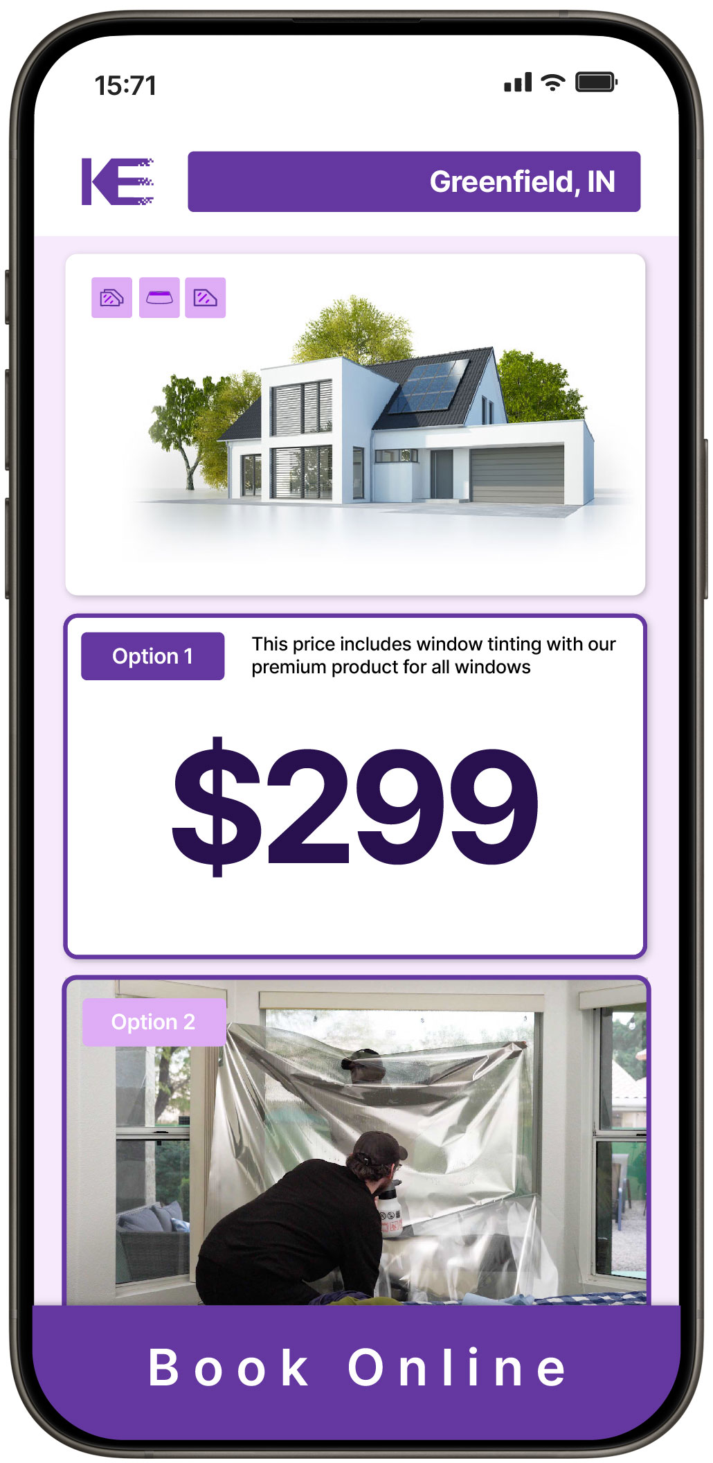 View Reasonable Home Window Tinting Rates in Greenfield, Indiana
