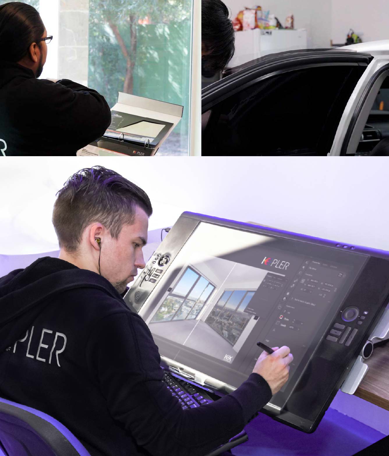 Kepler Specialist Performing Commercial Window Tinting in Laguna Beach Laguna Beach
