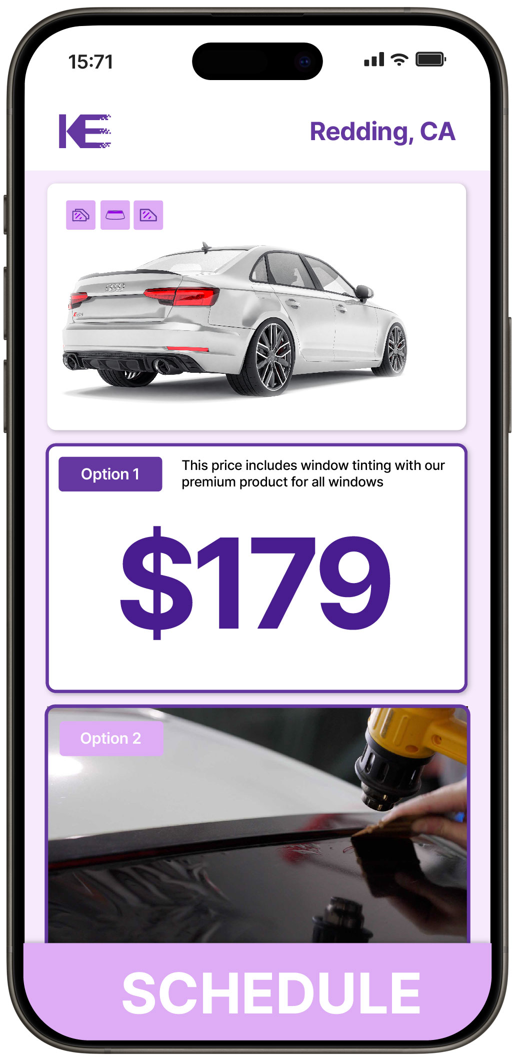 View Affordable Car Window Tinting Prices in Redding, California