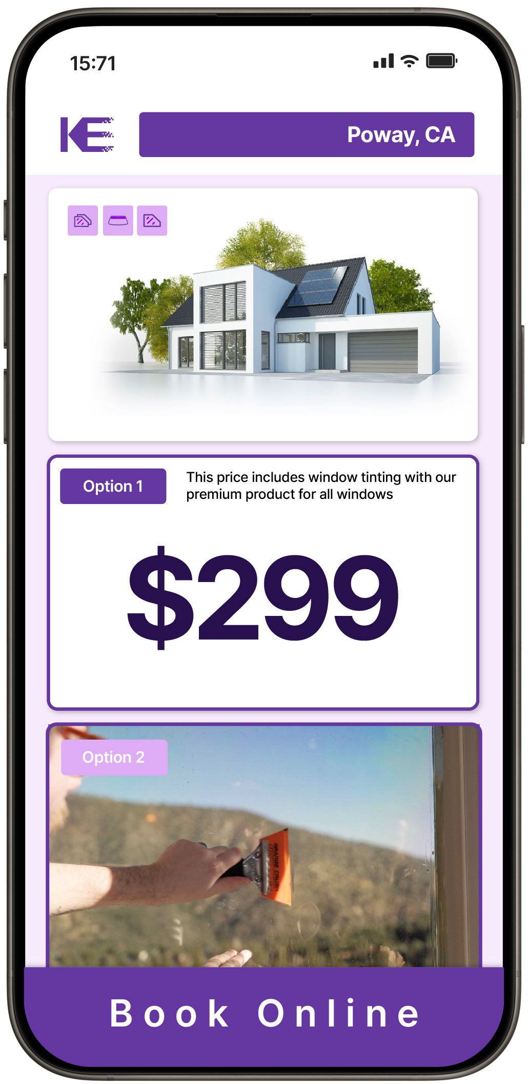 View Competitive Home Window Tinting Costs in Poway, California
