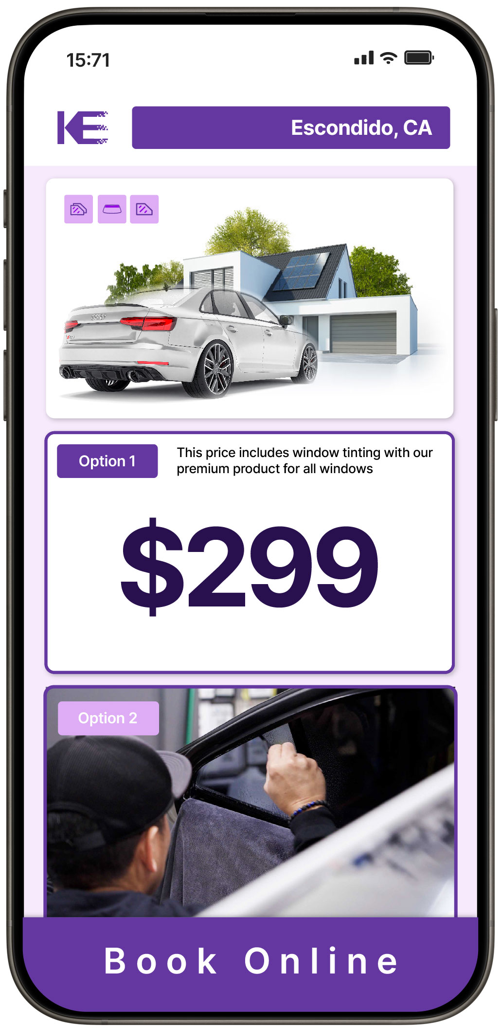View Competitive Tesla Window Tinting Rates in Lodi, California