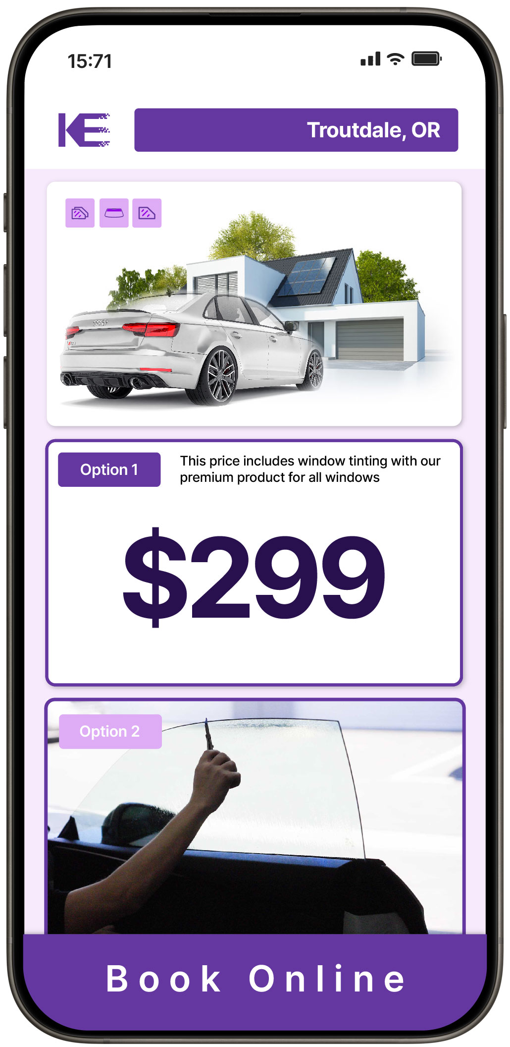 View Reasonable Tesla Window Tinting Costs in Medford, Oregon