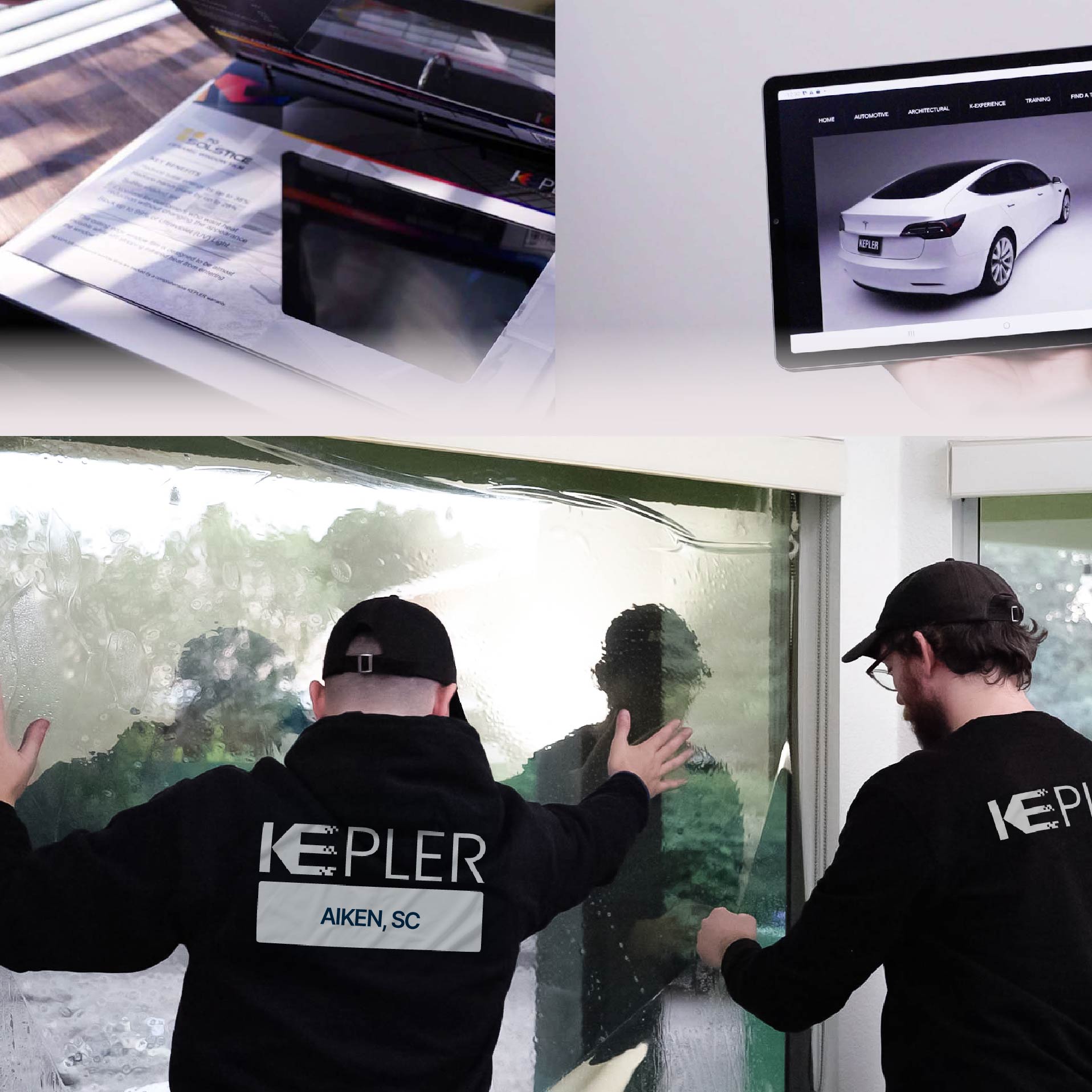 Kepler Specialist Performing Commercial Window Tinting in Aiken Aiken