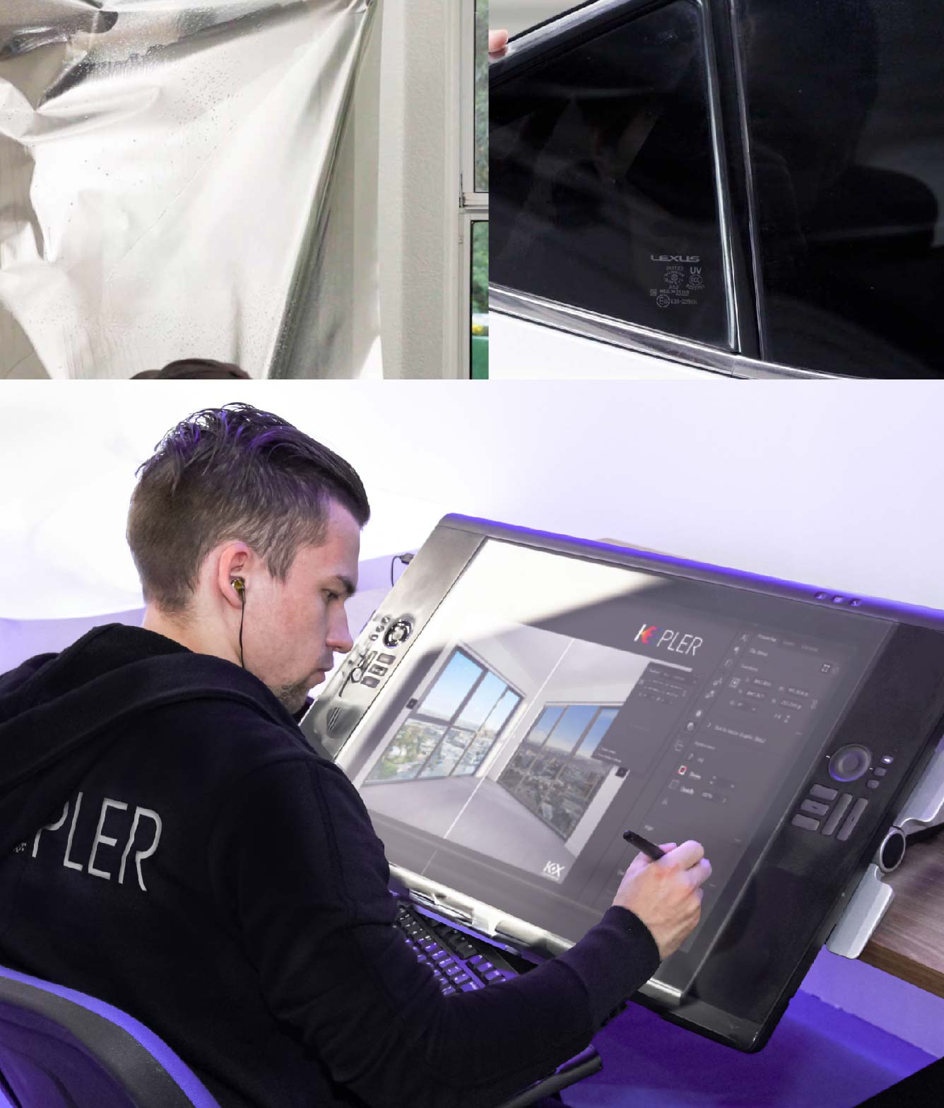 Kepler Specialist Performing Commercial Window Tinting in Newington Newington