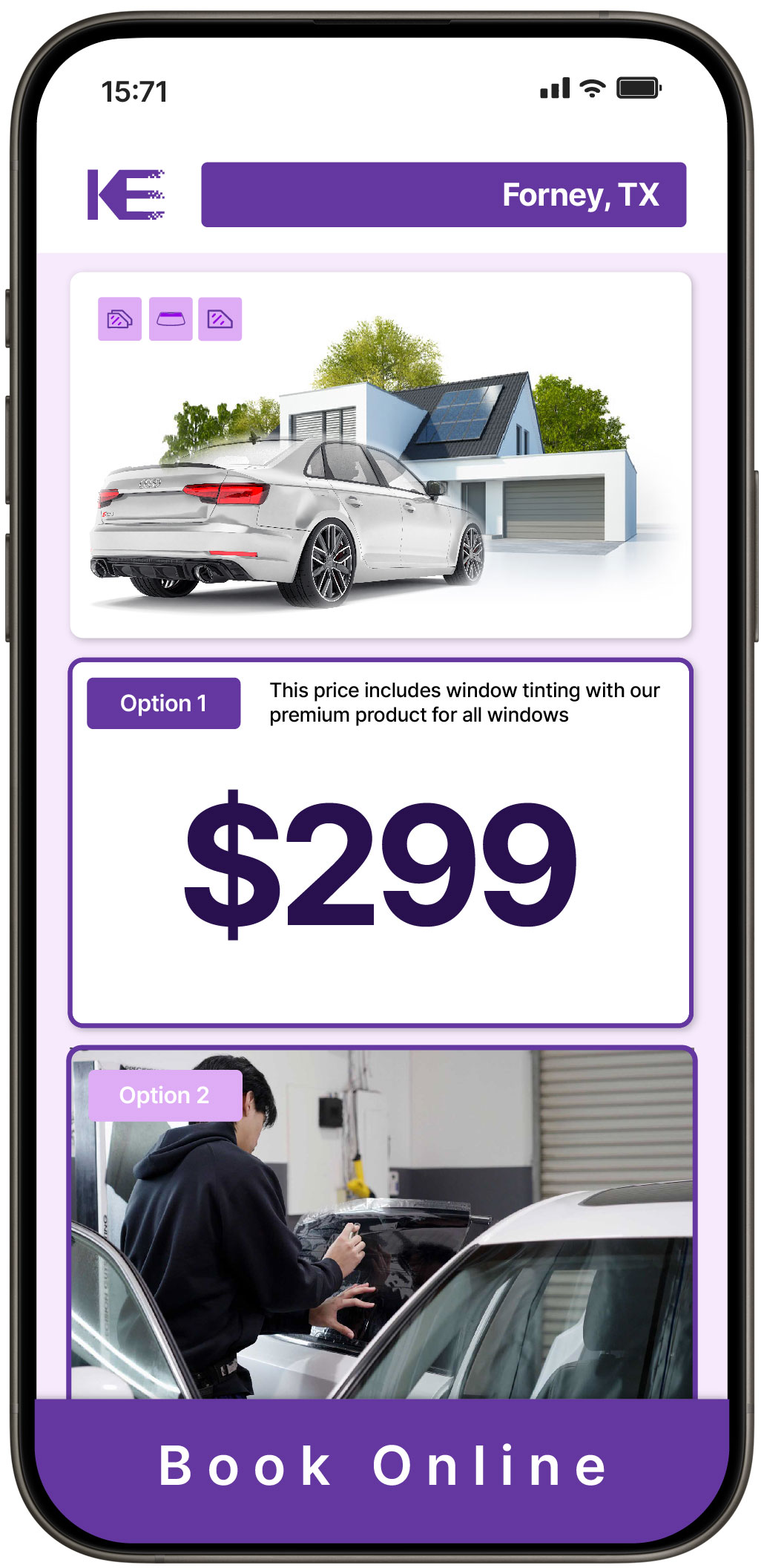 View Competitive Tesla Window Tinting Prices in La Porte, Texas