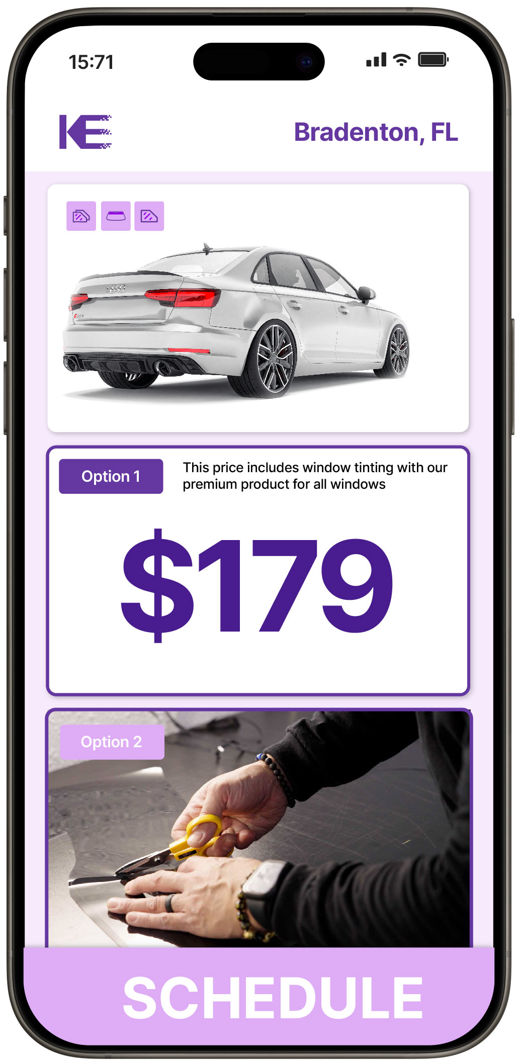 View Competitive Car Window Tinting Prices in Bradenton, Florida